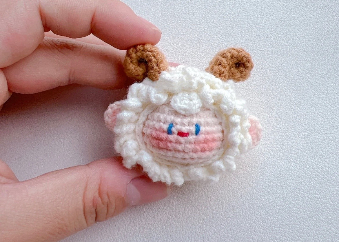 Cute Mini Sheep Mochi Amigurumi Crochet Pattern