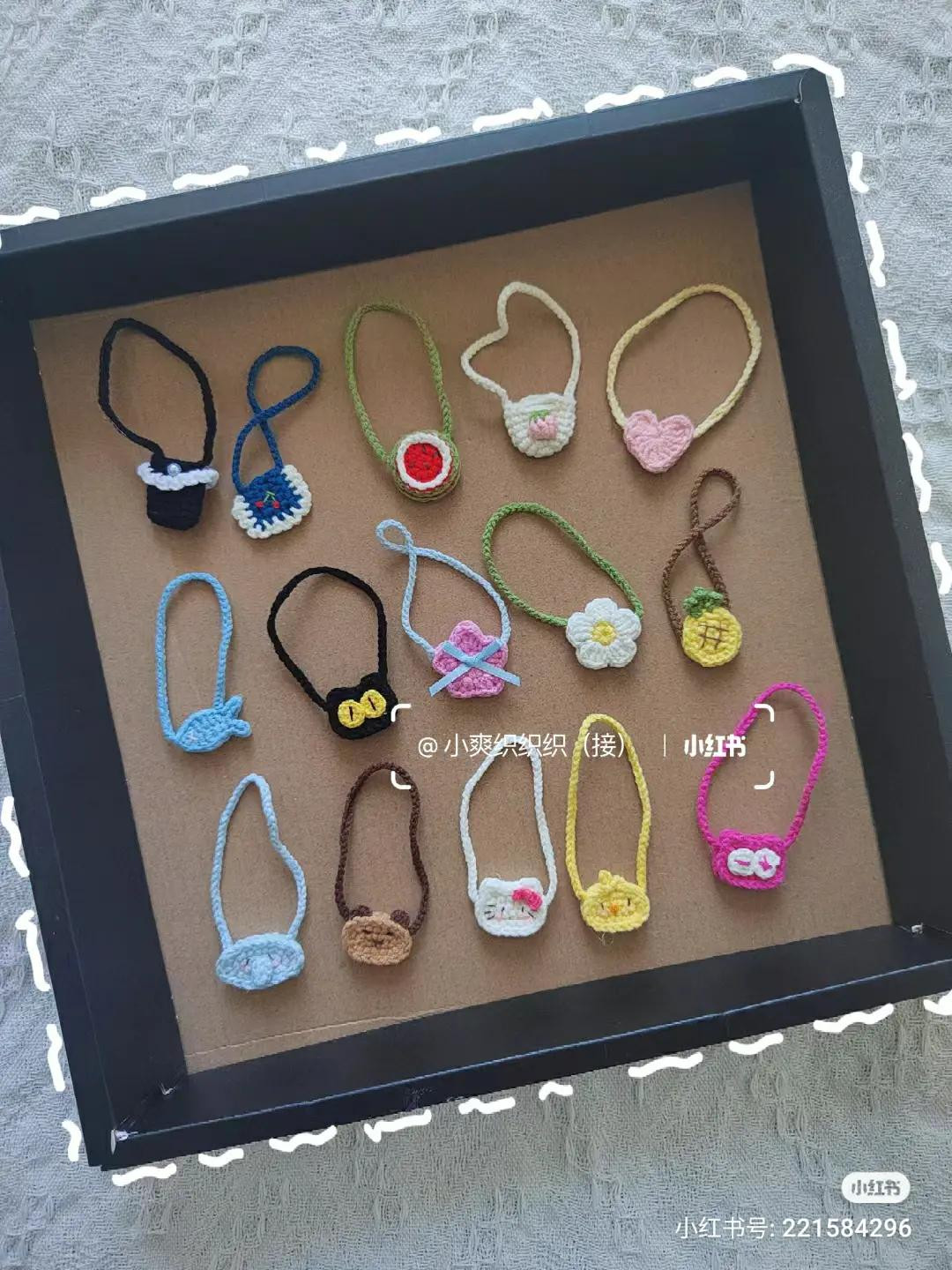 Cute Miniature Crochet Bag Patterns: Heart, Star, Pineapple & Fish