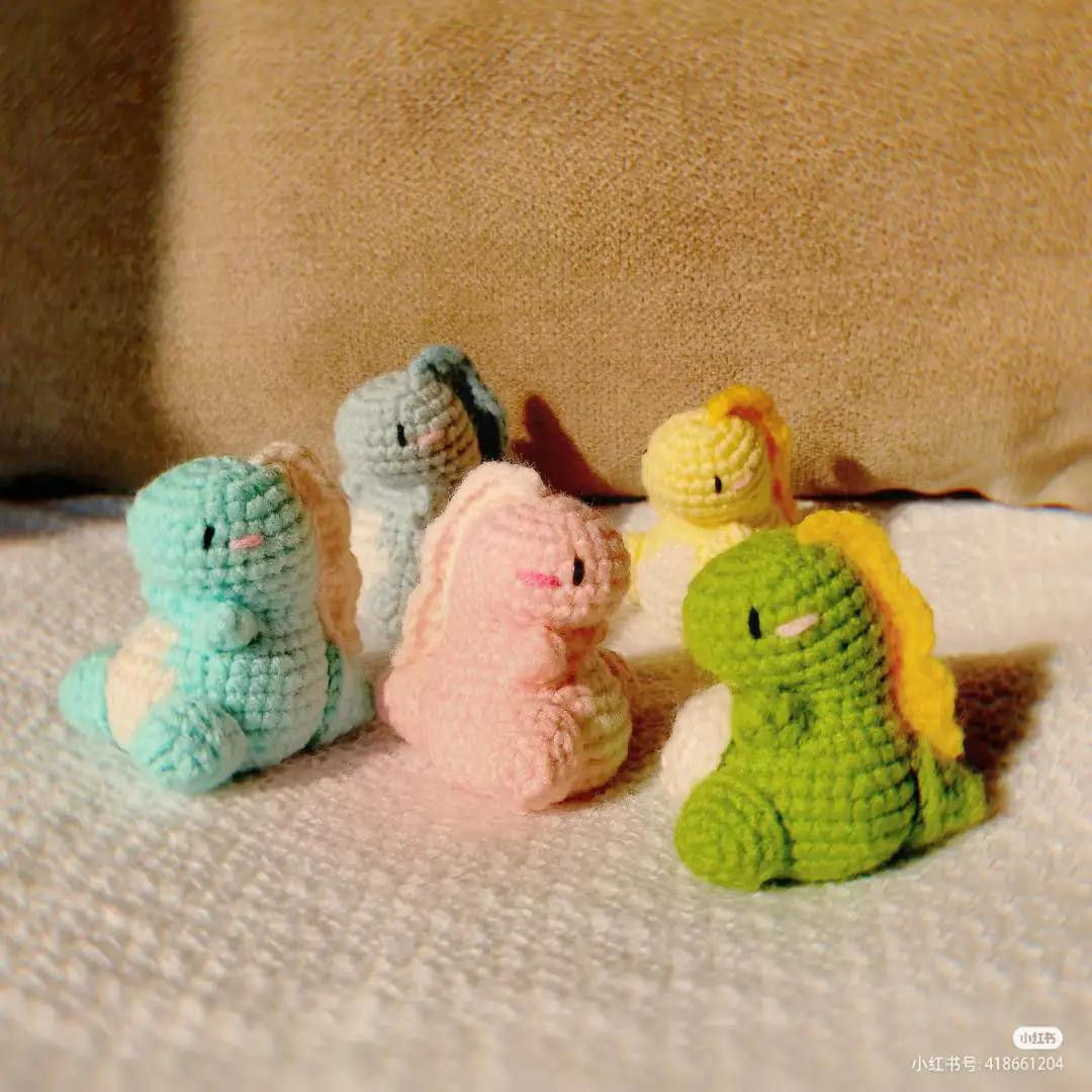Cute Pastel Crochet Dragon Amigurumi Pattern