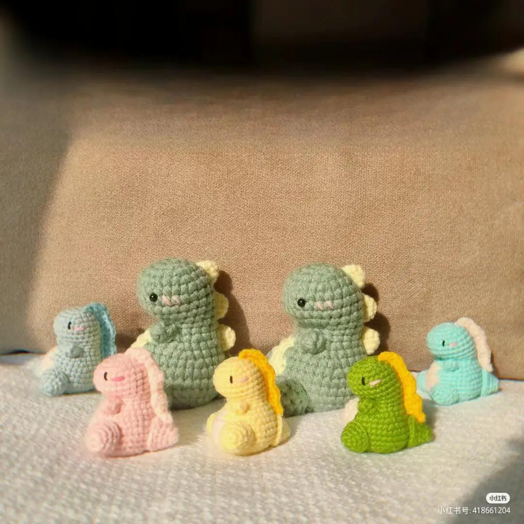 Cute Pastel Crochet Dragon Amigurumi Pattern