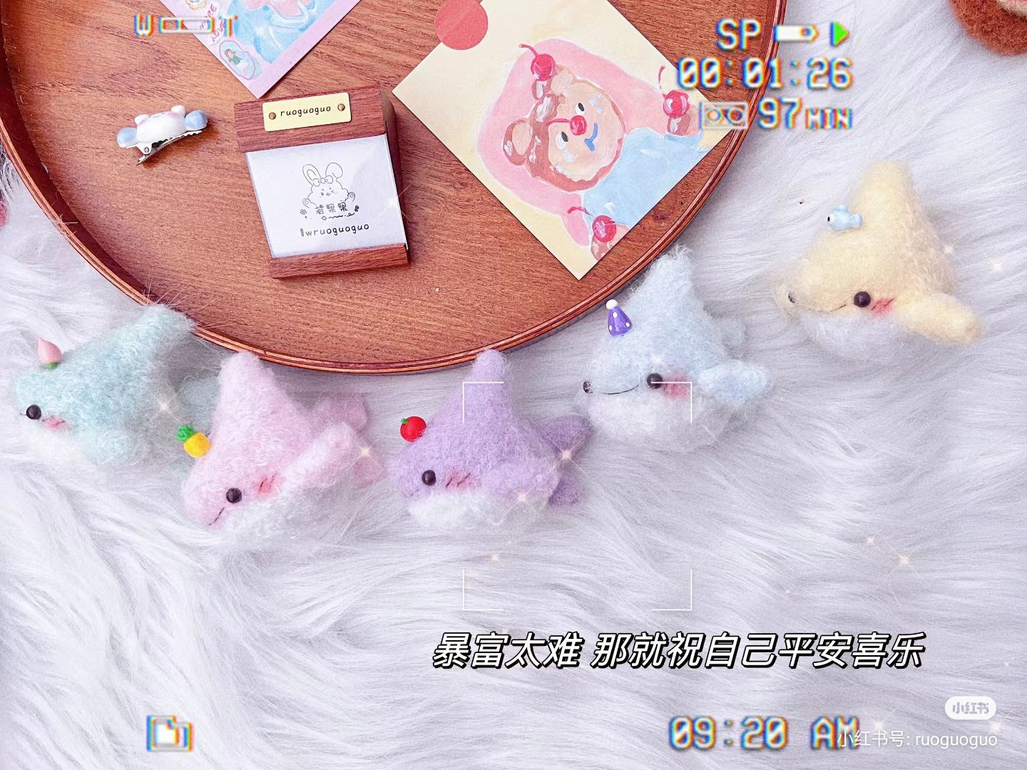 Cute Pastel Shark Amigurumi Crochet Pattern Chart