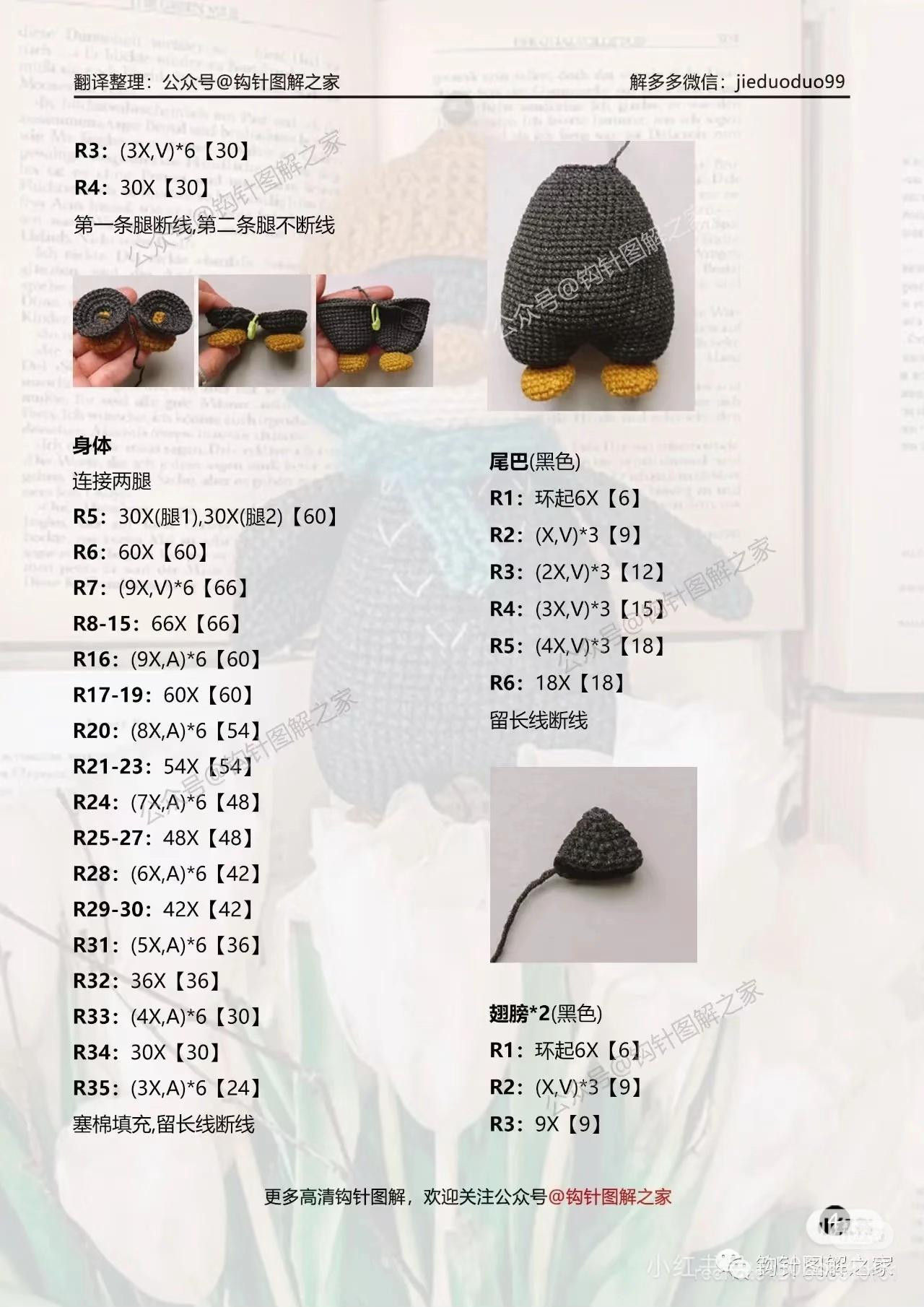 Cute Penguin Amigurumi Crochet Pattern Tutorial with Hat and Bag