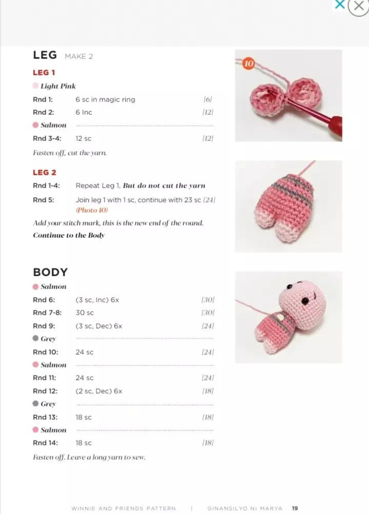 Cute Pink Pig Amigurumi Crochet Pattern