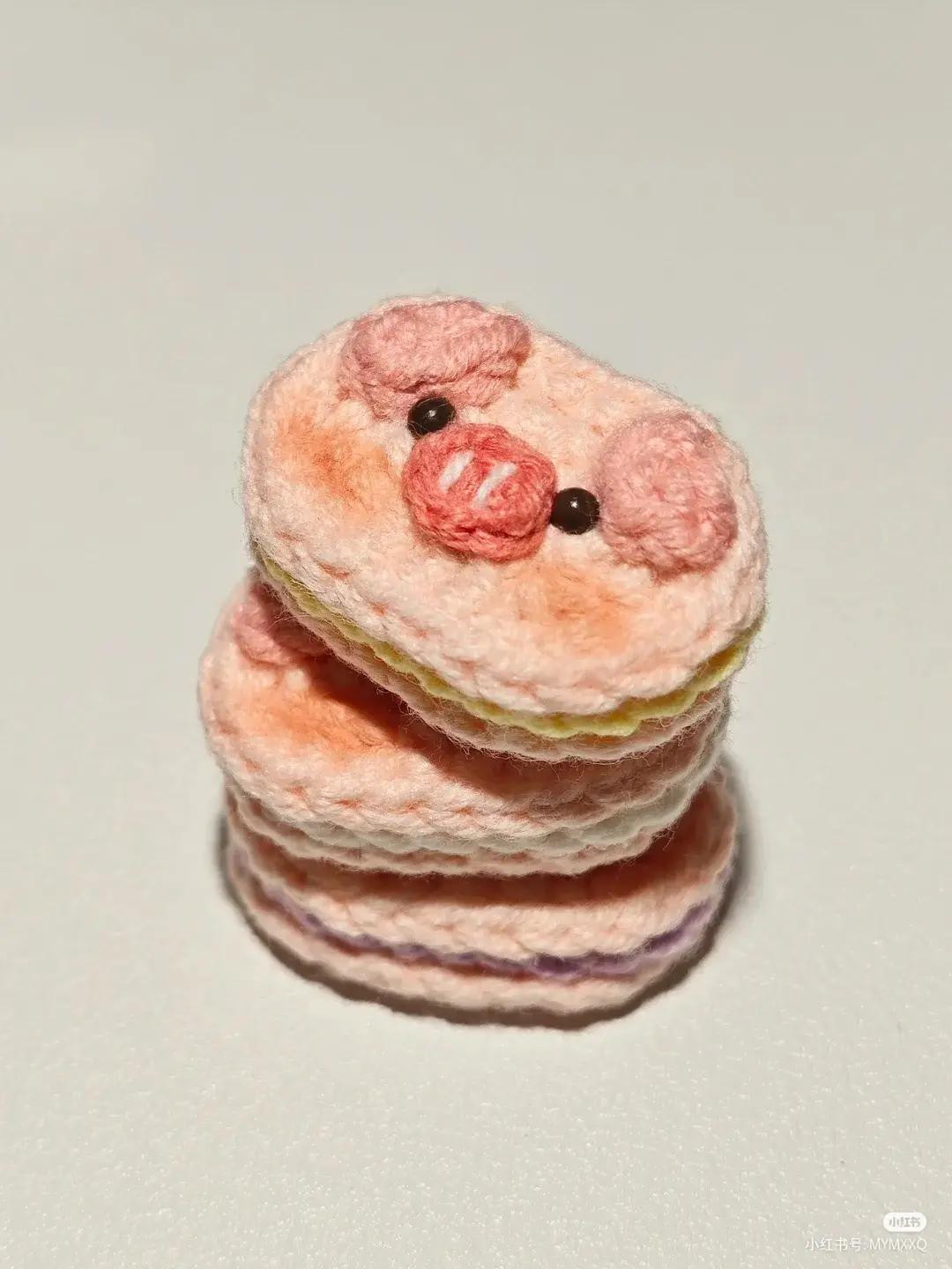 Cute Pink Pig Cookie Crochet Chart Tutorial