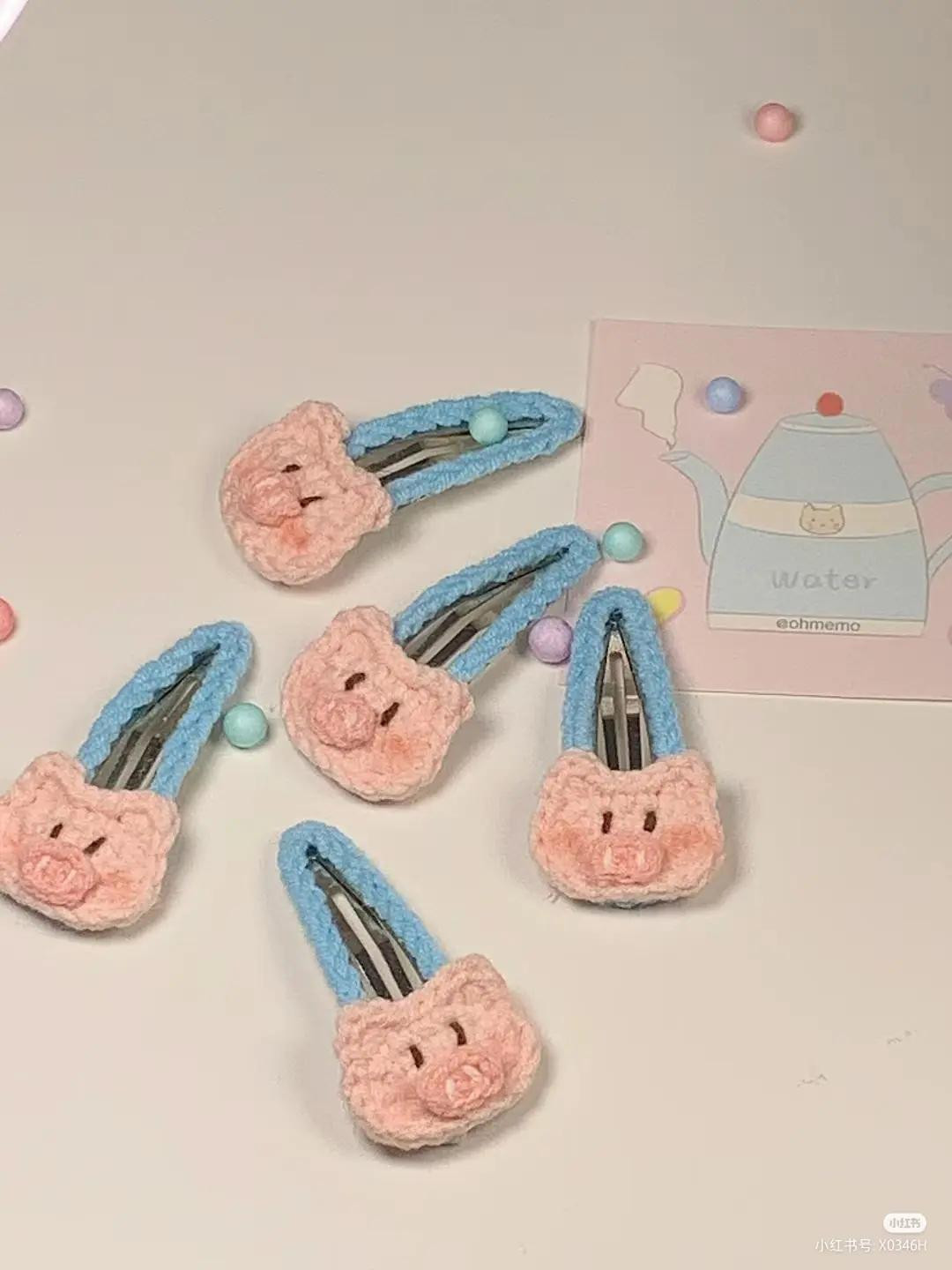 Cute Pink Pig Cookie Crochet Chart Tutorial
