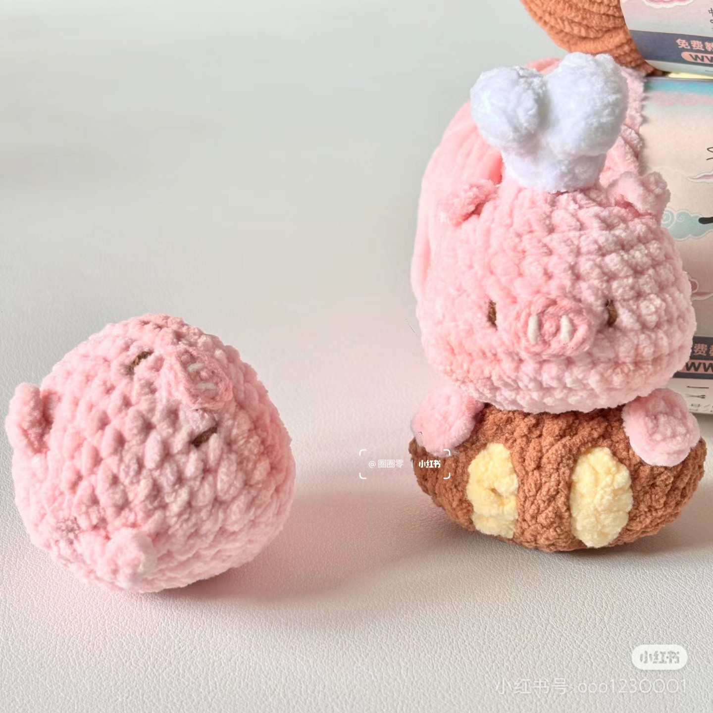 Cute Pink Pig Crochet Doll Pattern with Tutorial Chart