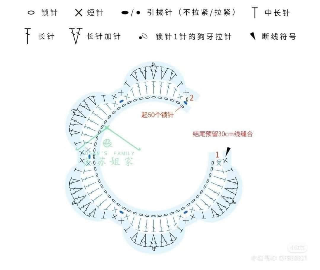 Cute Pink Rabbit Amigurumi Crochet Pattern Chart