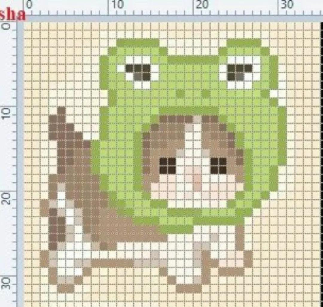 Cute Pixel Crochet Patterns: Bear, Cat, and Flower Wall Hangings with Charts