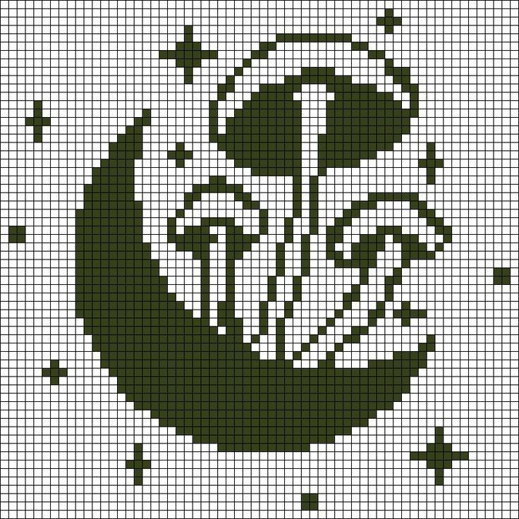 Cute Pixel Crochet Patterns: Dinosaur, Flower, Ball, Rose, and Cat