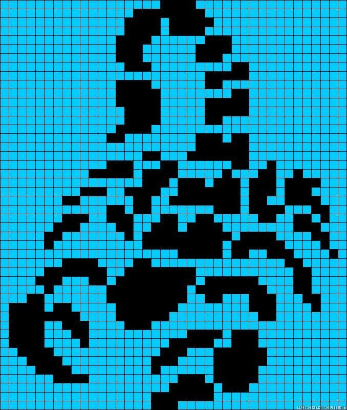 Cute Pixel Crochet Patterns: Dinosaur, Flower, Ball, Rose, and Cat