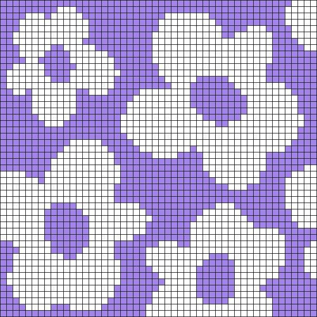 Cute Pixel Crochet Patterns: Dinosaur, Flower, Ball, Rose, and Cat