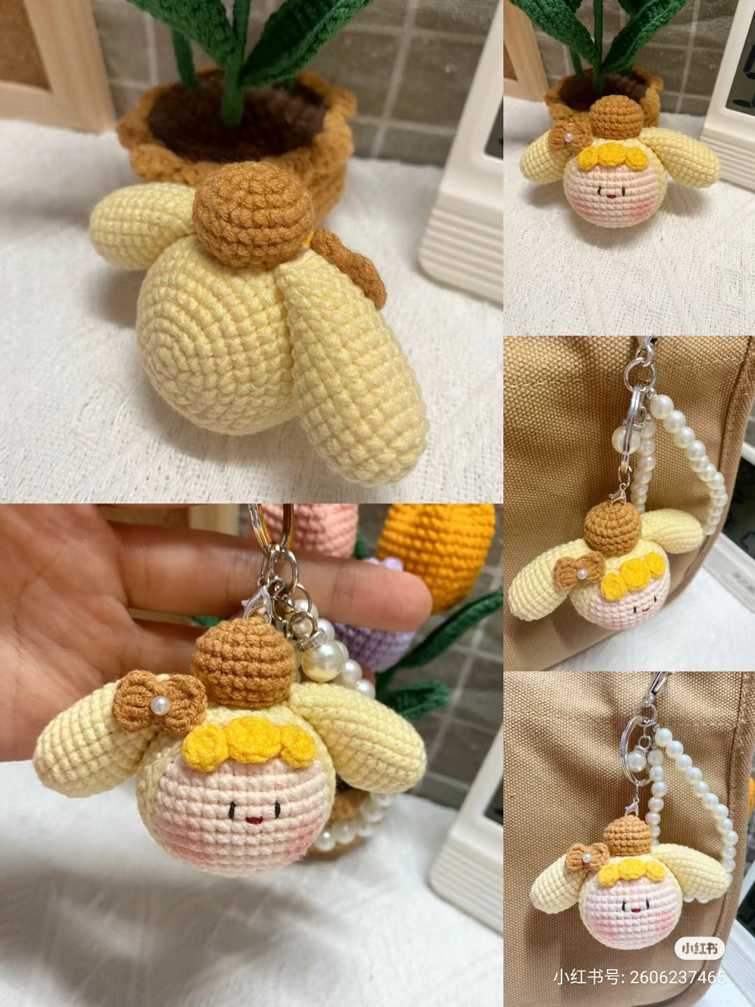 Cute Pompompurin Amigurumi Crochet Pattern Chart