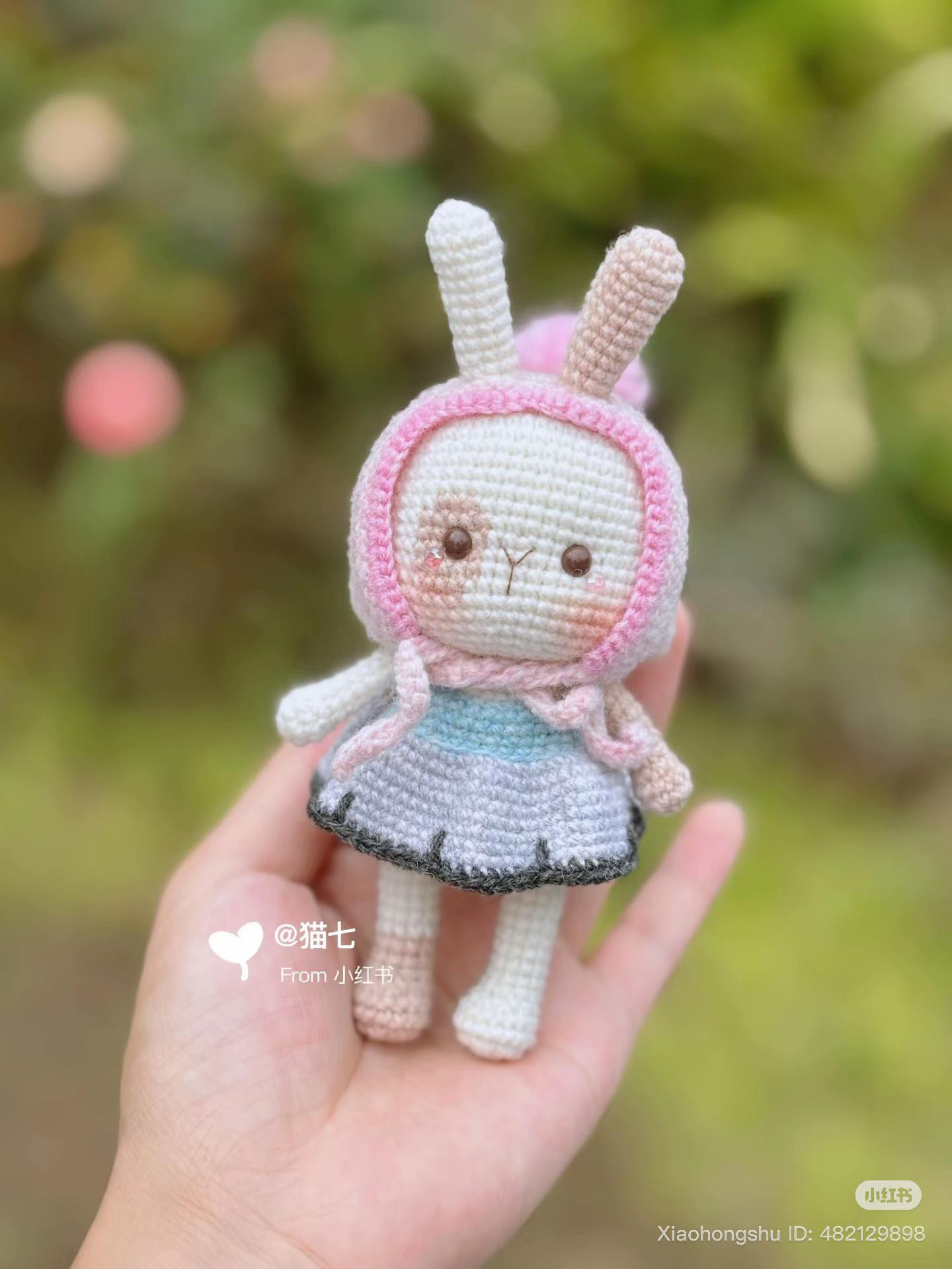 Cute Rabbit Doll Crochet Pattern