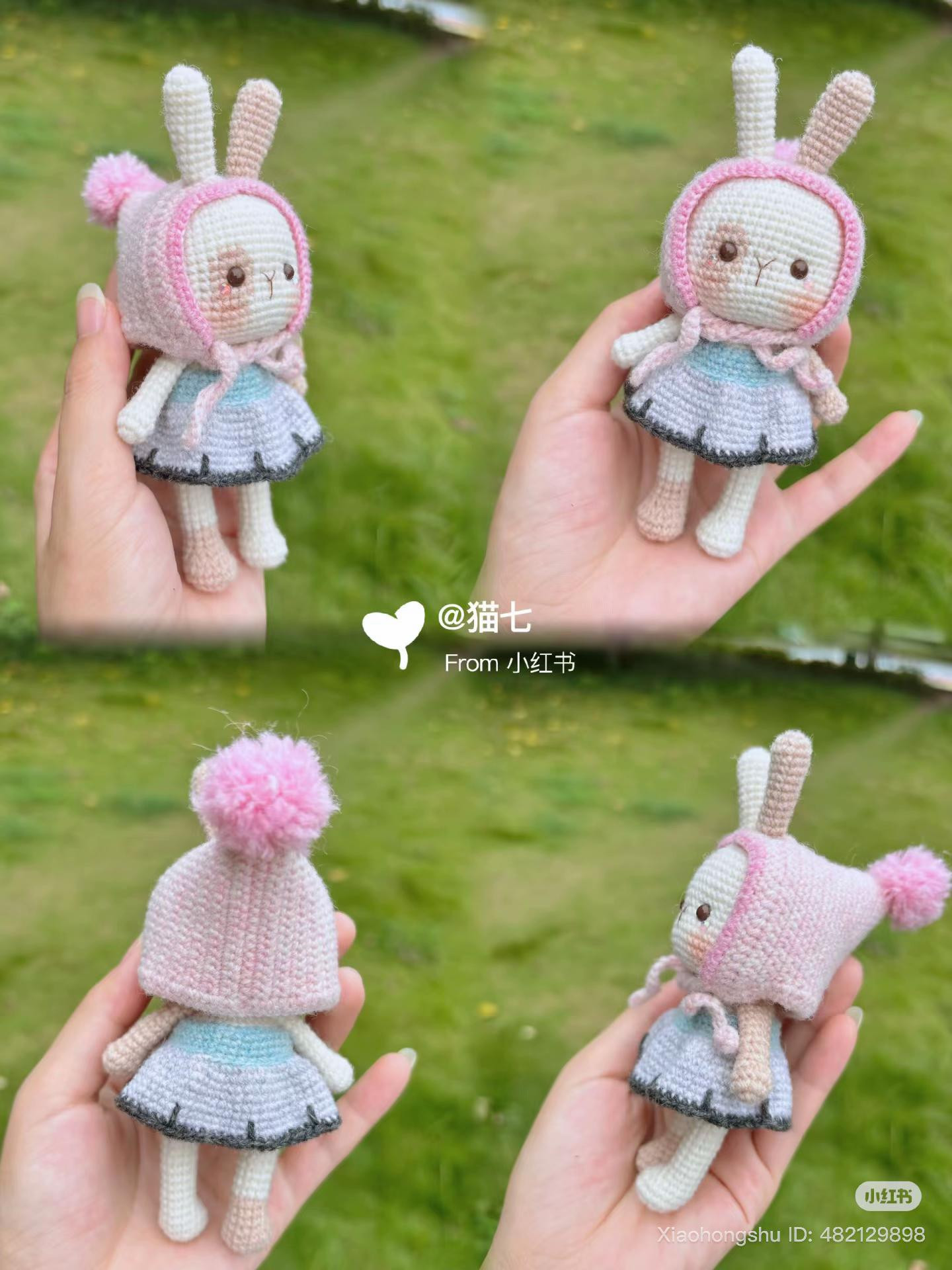 Cute Rabbit Doll Crochet Pattern