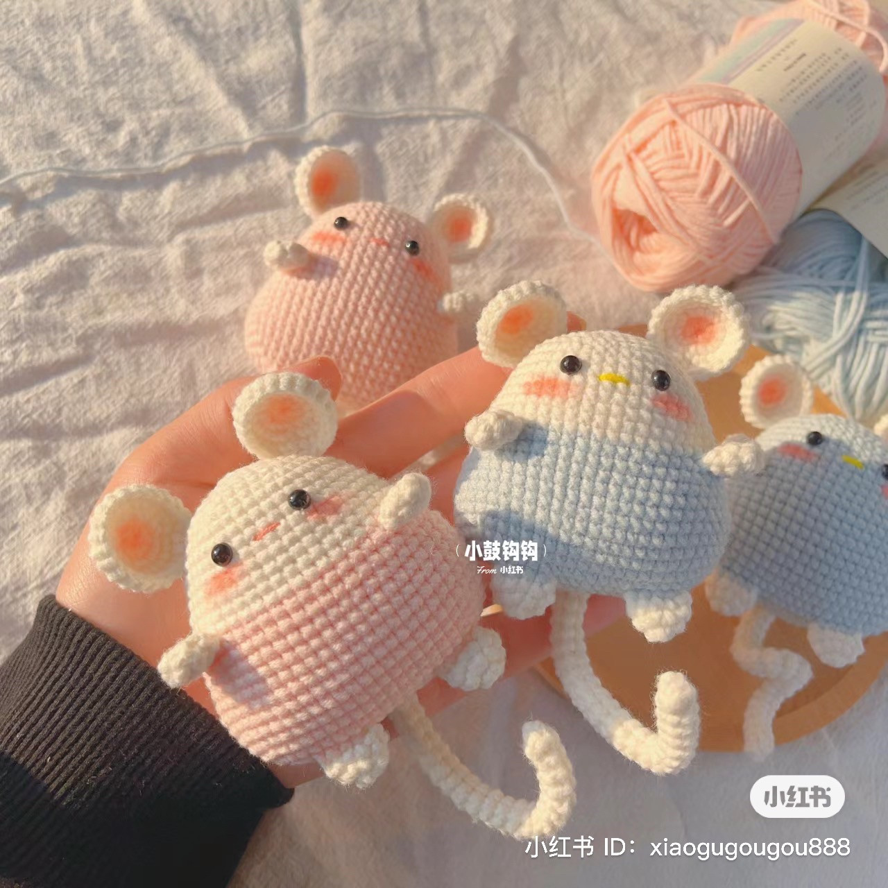 Cute Round Mouse Amigurumi Crochet Pattern Tutorial