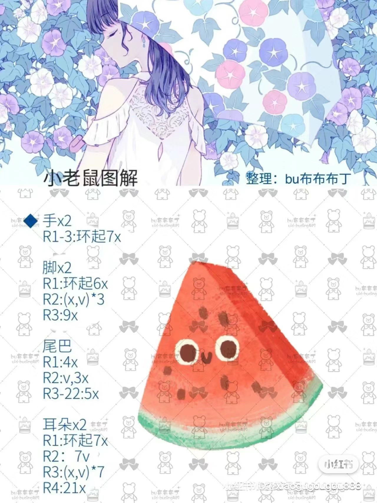 Cute Round Mouse Amigurumi Crochet Pattern Tutorial