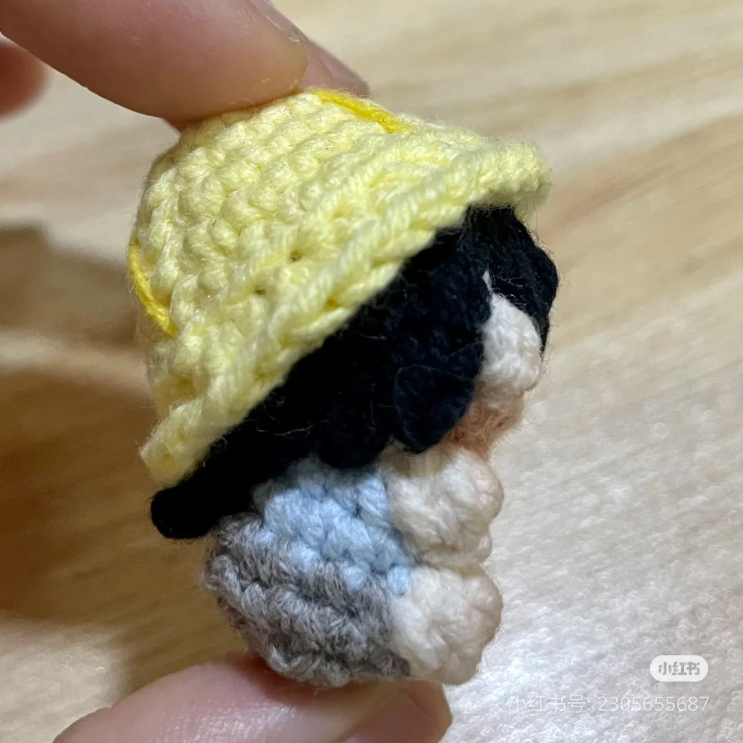 Cute Shinichi Amigurumi Doll Crochet Pattern Chart