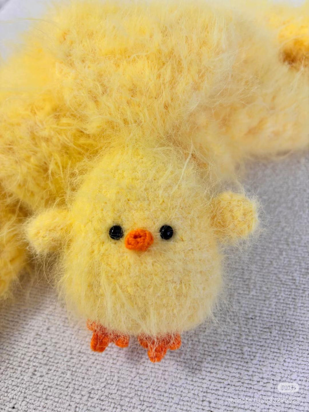 Cute Yellow Chick Scarf Crochet Pattern