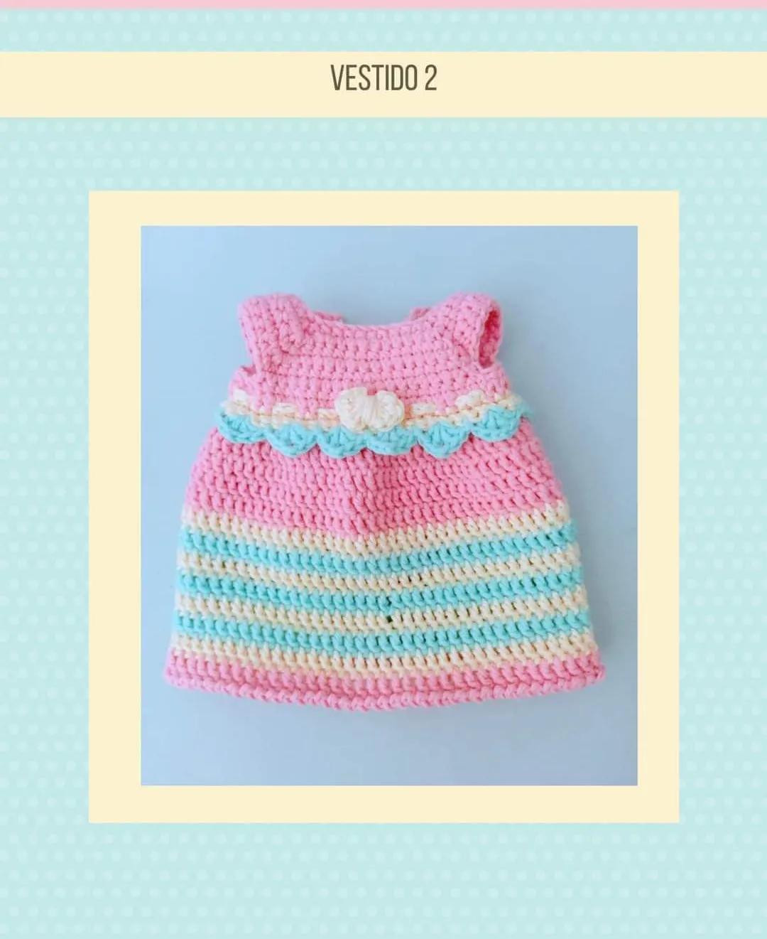 Dalila - Amigurumi Doll Crochet Pattern with Pink Top and Floral Skirt