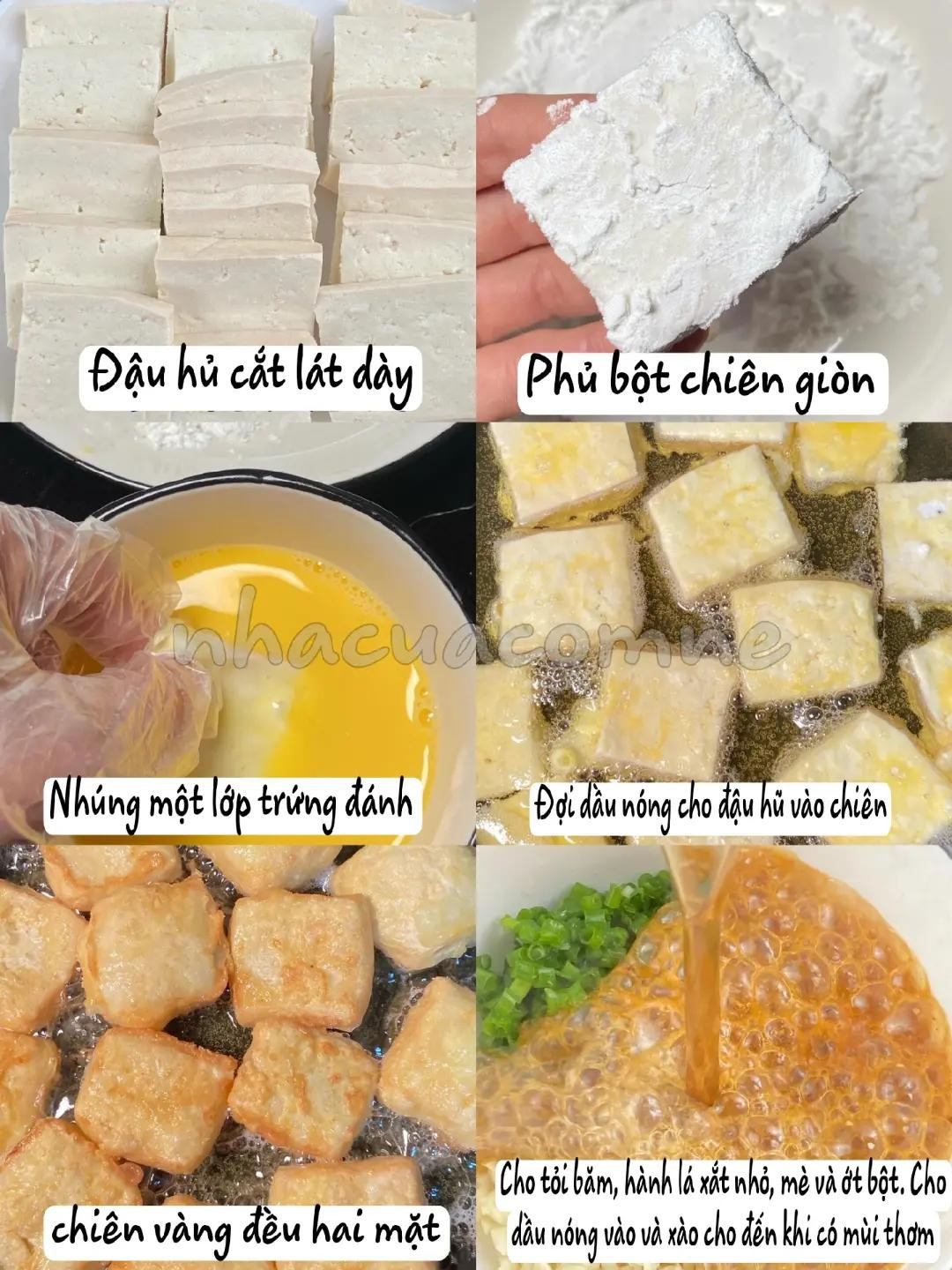 Đậu hũ chiên giòn sốt tỏi ớt cay ngon tuyệt, cách làm đơn giản tại nhà