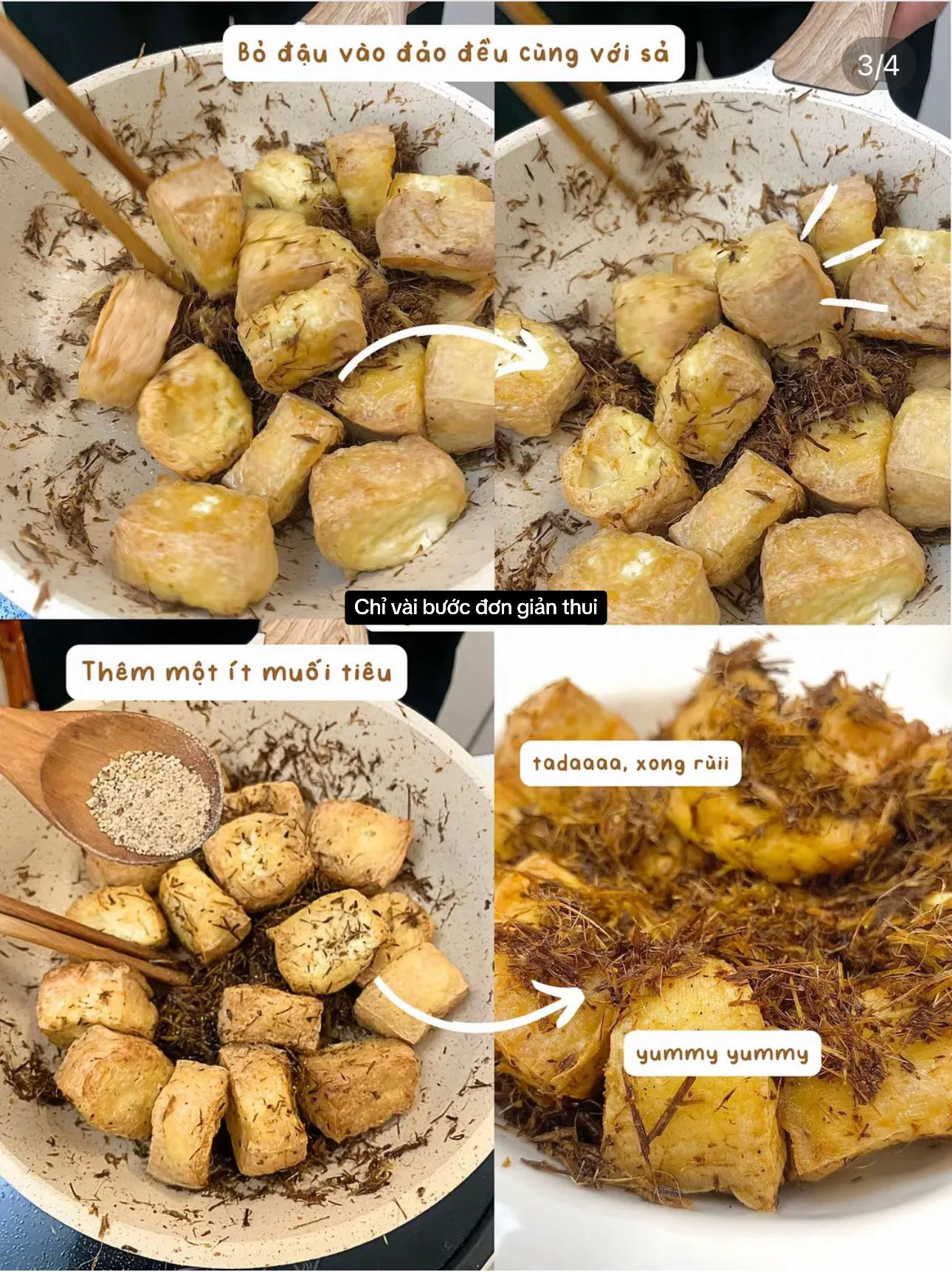 Đậu Hủ Núp Rơm: Món Chay Healthy Giòn Giòn, Thơm Thơm Chế Biến Nhanh