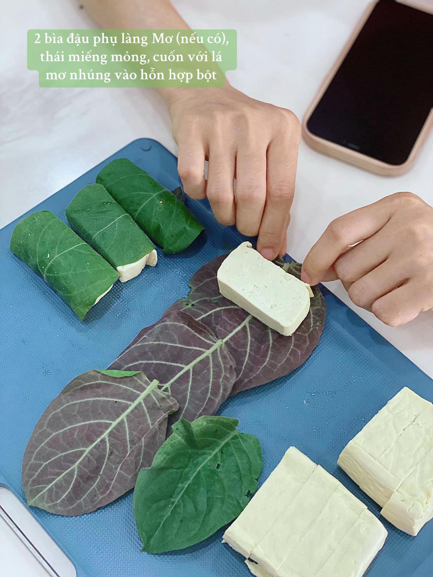 Đậu Phụ Lá Mơ Chiên Giòn - Món Ăn Ngon Việt Nam