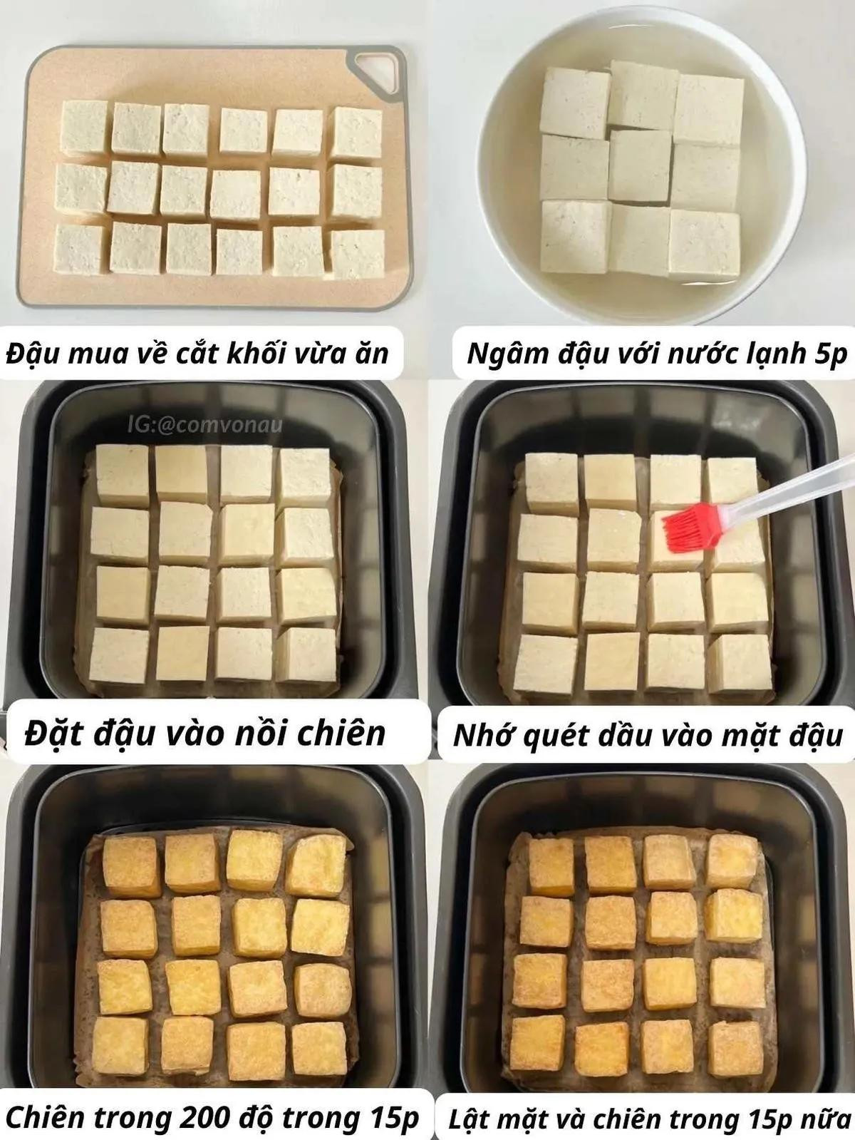 Đậu Rán Giòn Chấm Nước Tương: Hướng dẫn làm món ăn vặt giòn tan, chấm sốt tỏi ớt rau mùi đậm đà