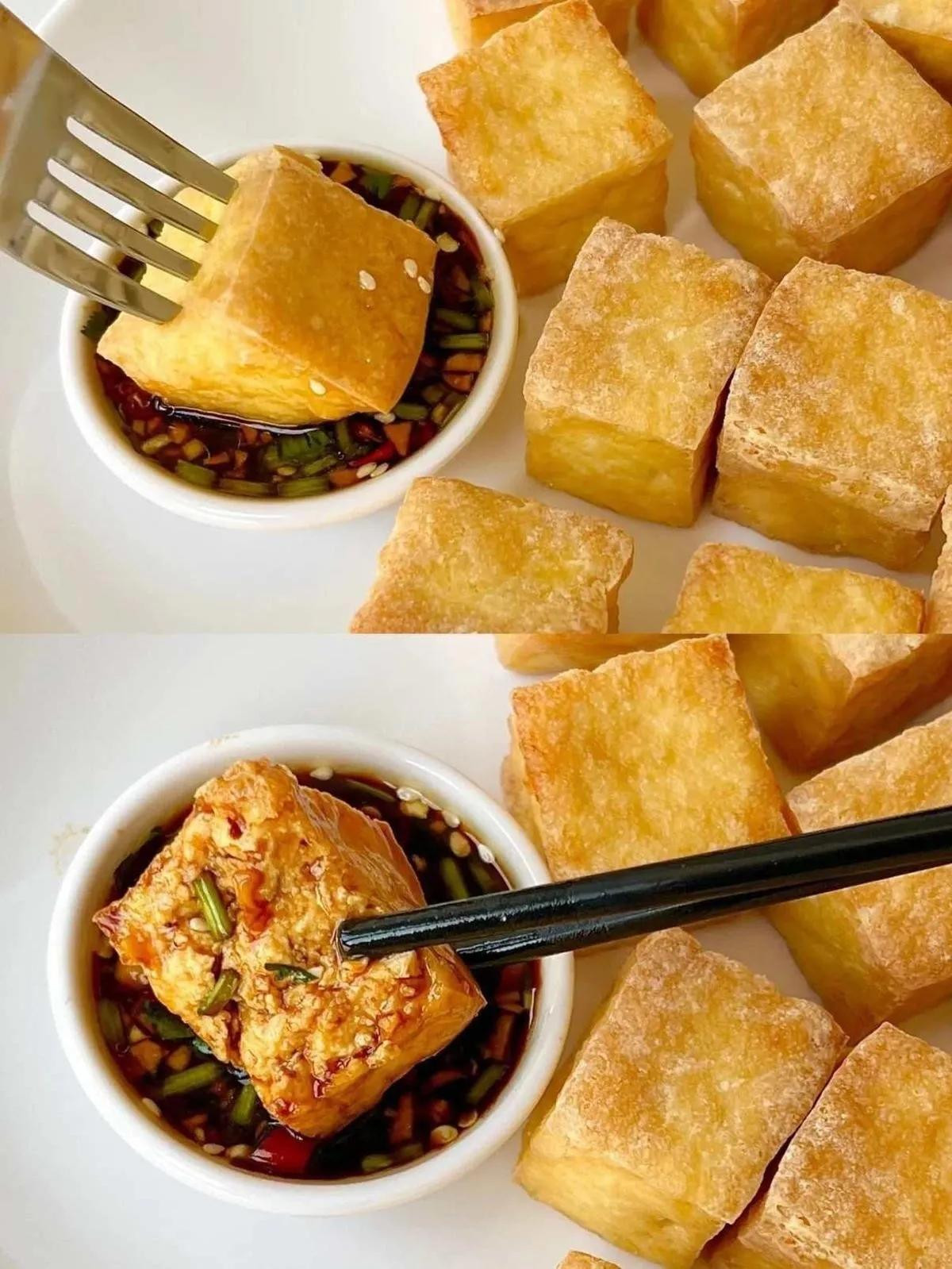 Đậu Rán Giòn Chấm Nước Tương: Hướng dẫn làm món ăn vặt giòn tan, chấm sốt tỏi ớt rau mùi đậm đà