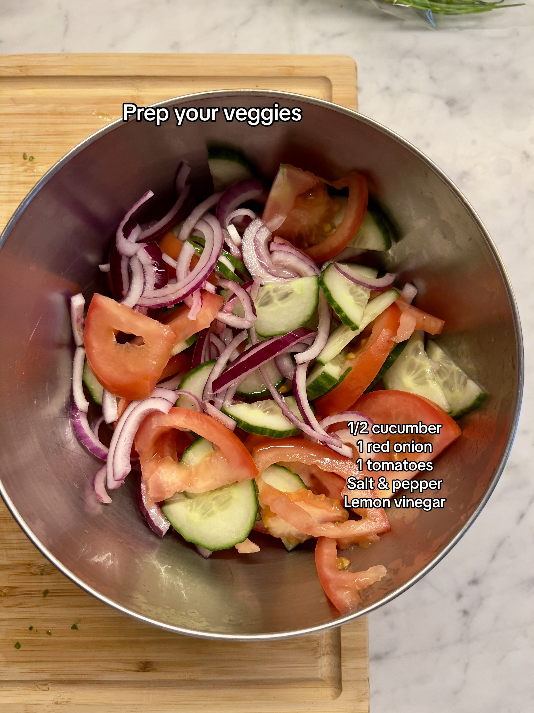 Delicious Chicken Shawarma Bowl Recipe with Crispy Fries, Fresh Salad, and Creamy Sauce