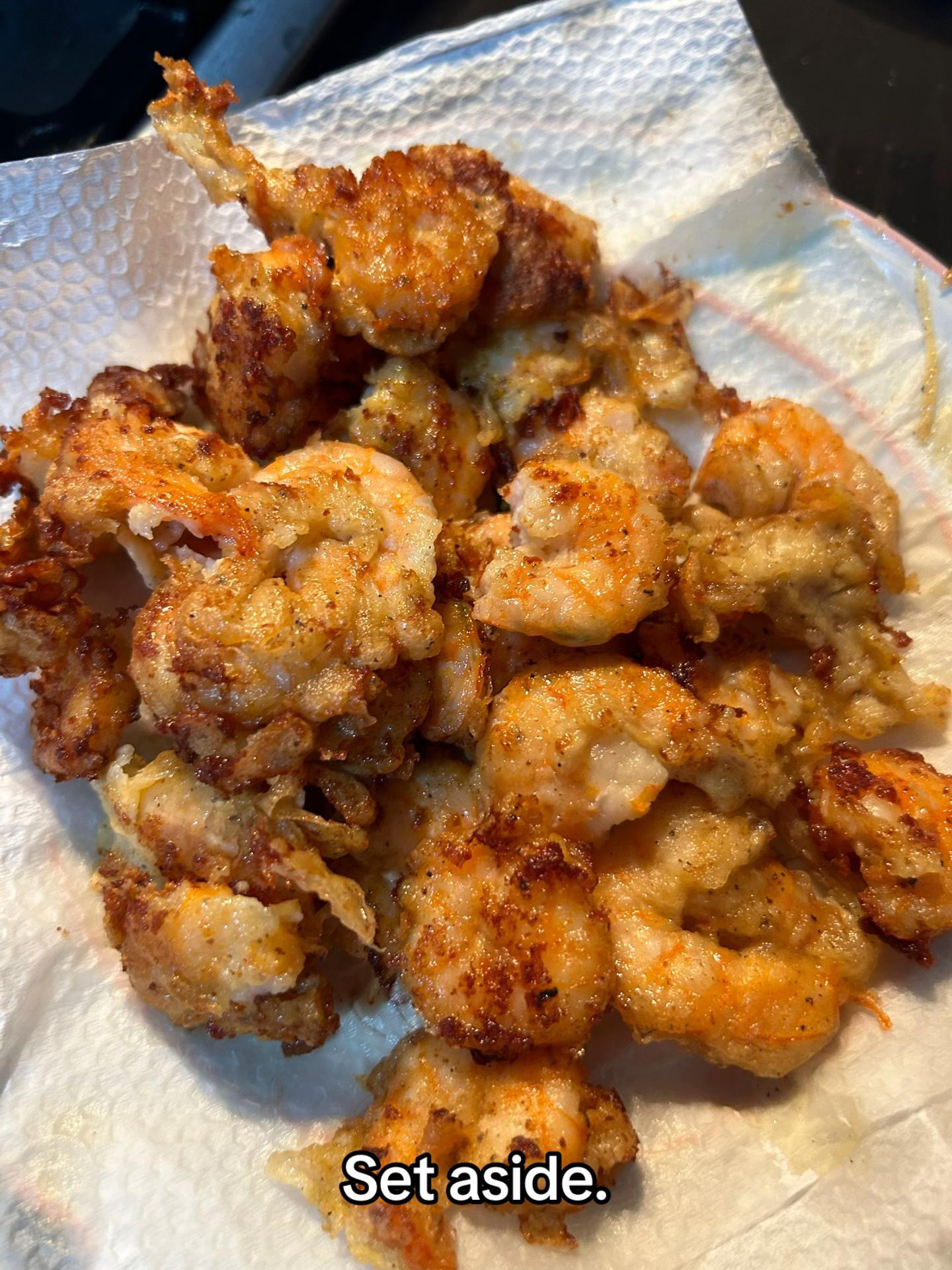 Delicious Salted Egg Yolk Shrimps Recipe with Cornstarch Marinade