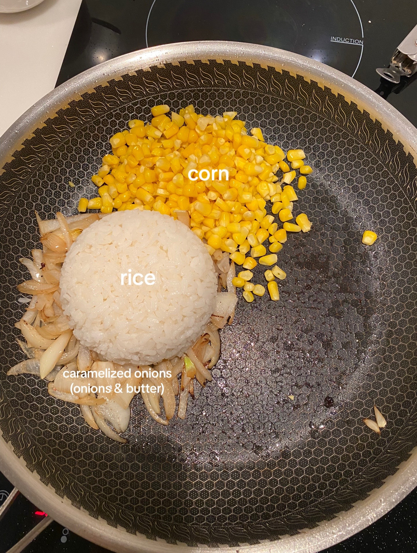 Delicious Truffle Steak Pepper Lunch with Corn and Onions Recipe