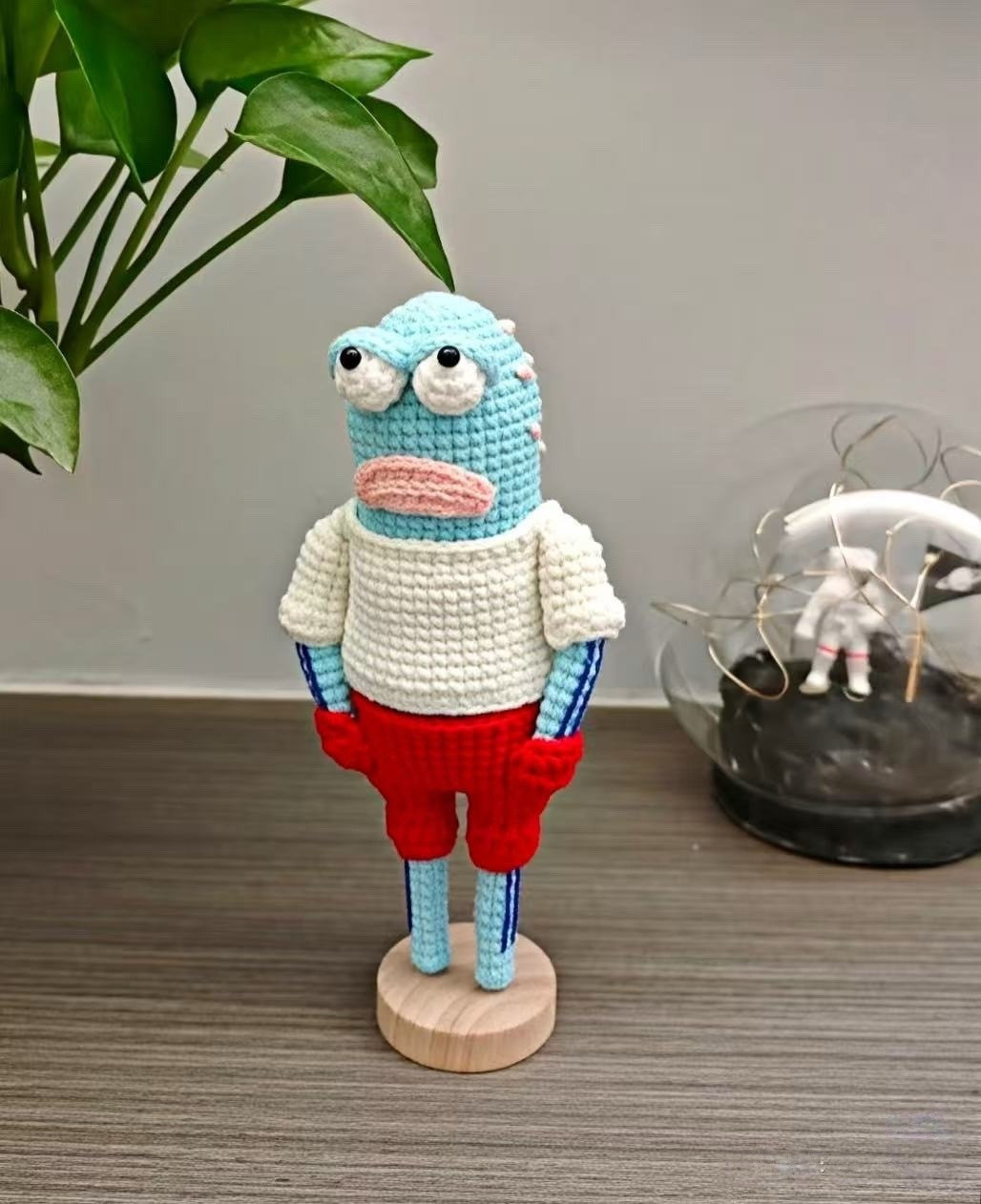 Diagrama de Crochê do Peixe Estiloso (Incisivo) - Bob Esponja