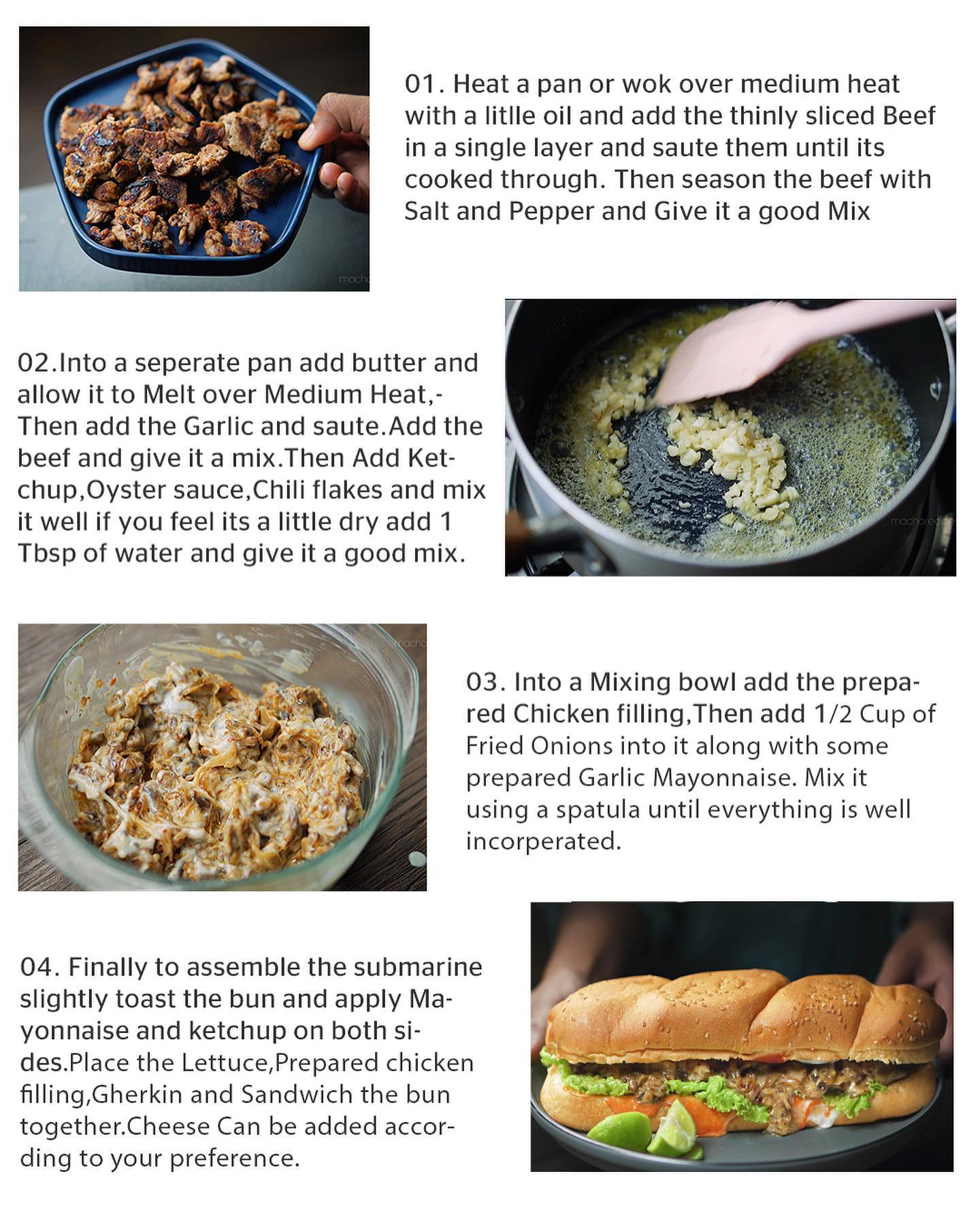 Dinemore But Better Beef Submarine Recipe with Homemade Garlic Mayonnaise