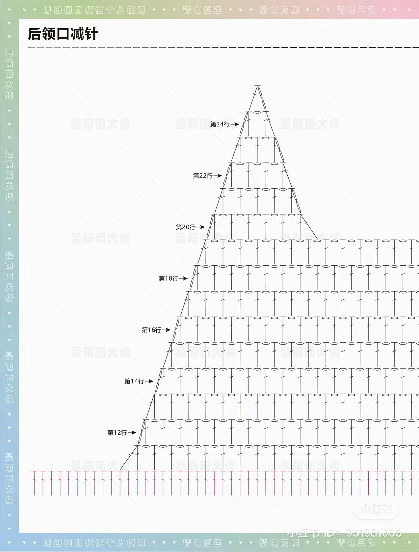 DIY Pastel Striped Crochet Crop Top Tutorial with Flat Chart and Size Guide