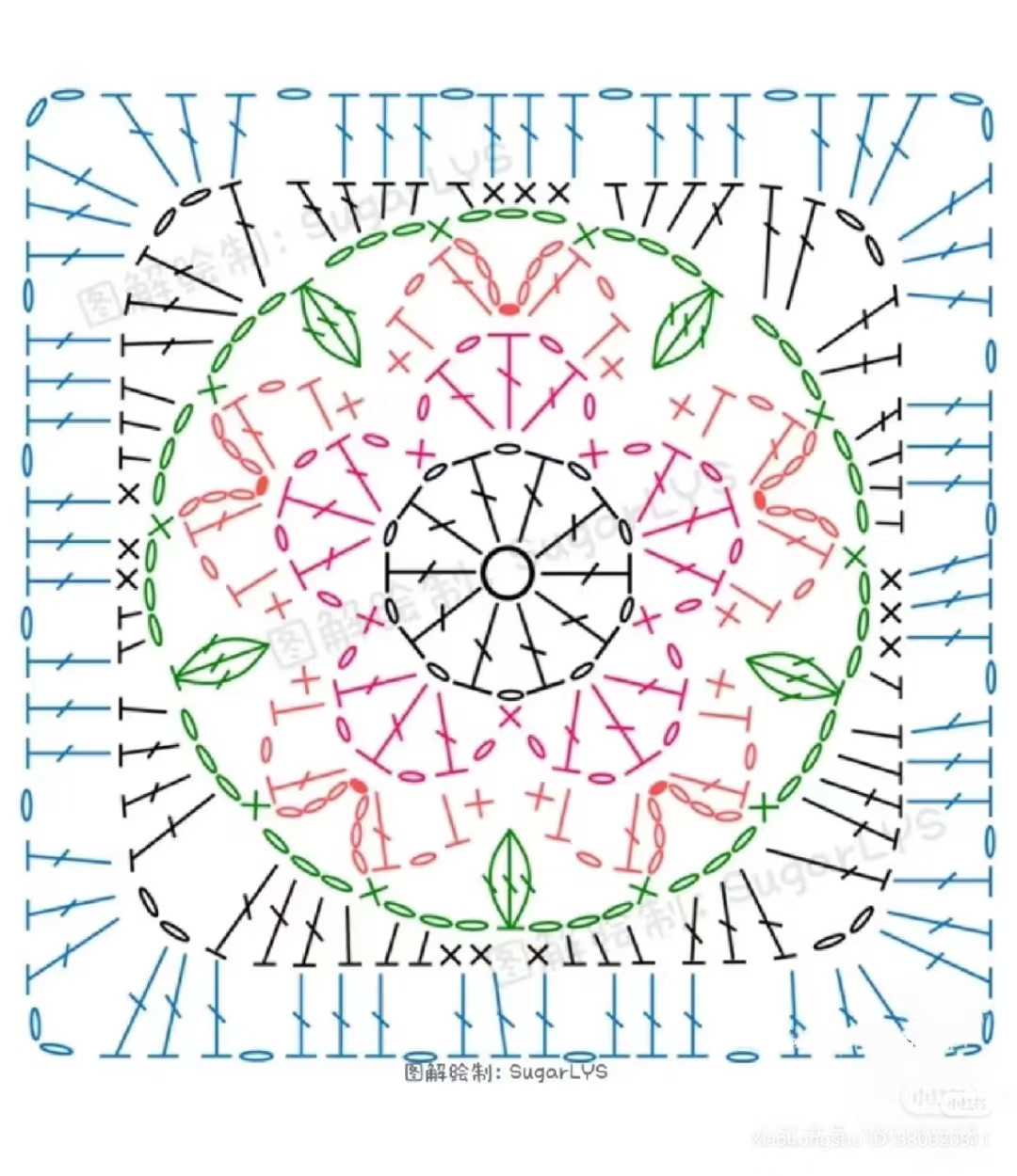 DIY Pink Flower Hair Scrunchie Crochet Tutorial