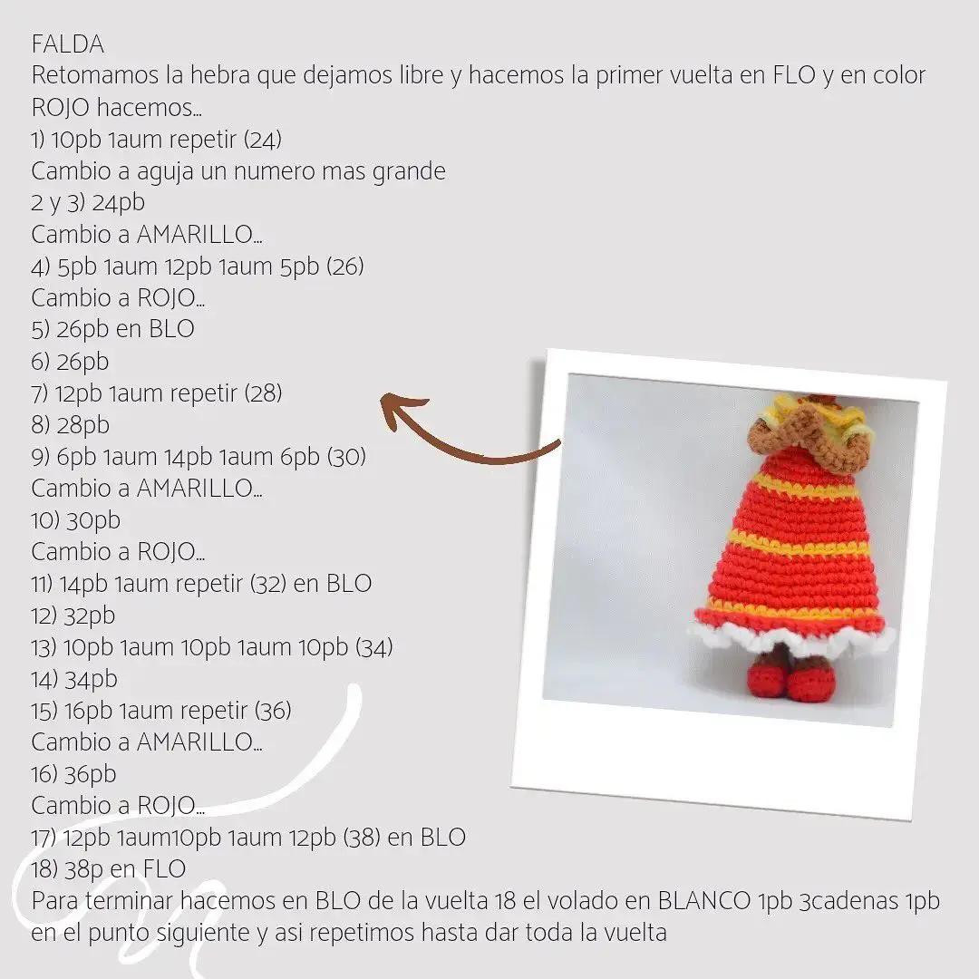 Dolores Madrigal Amigurumi Crochet Pattern