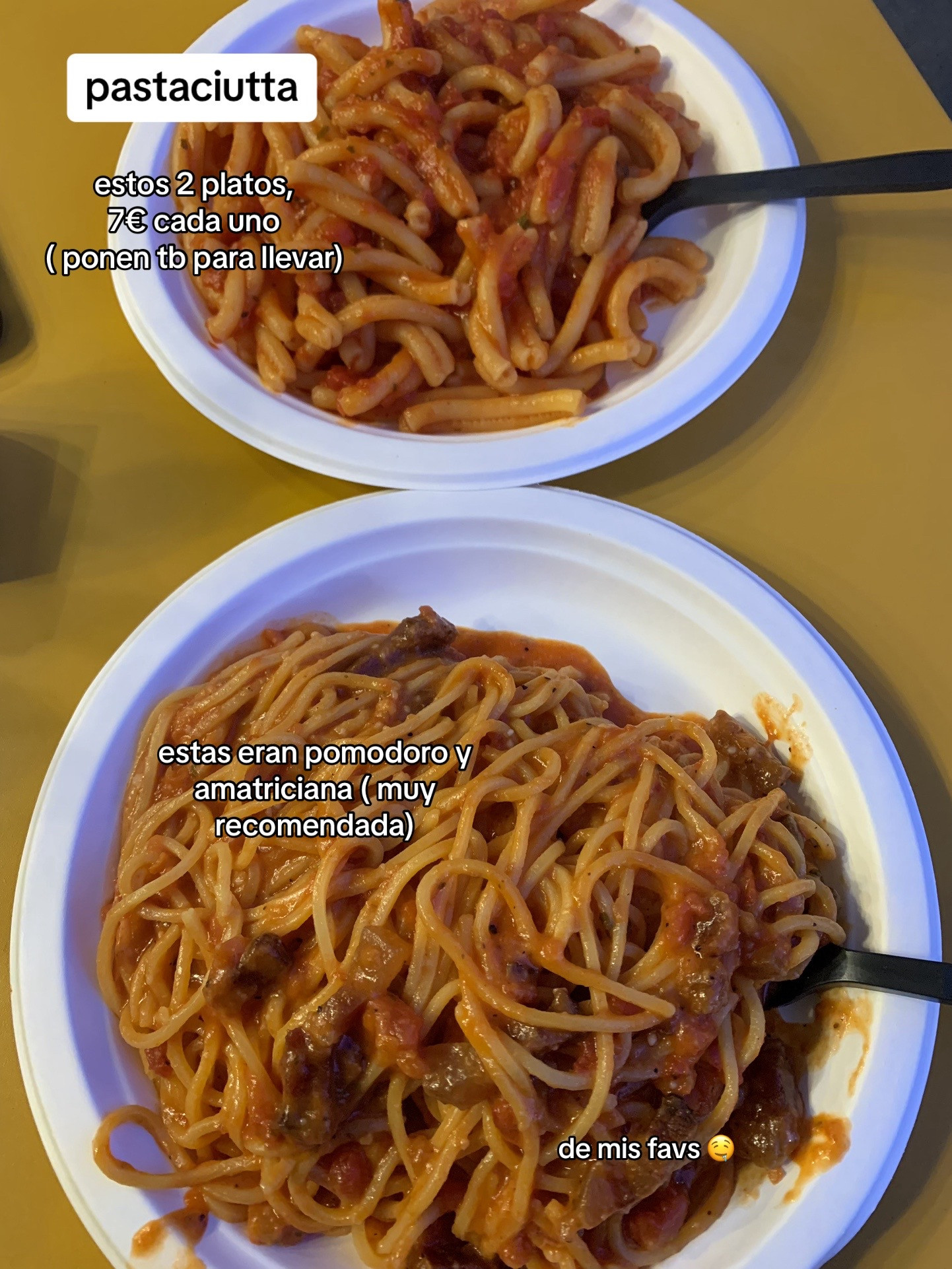 Dónde comer barato en Roma: Pasta Pomodoro, Amatriciana, Pizza Romana y Gelato