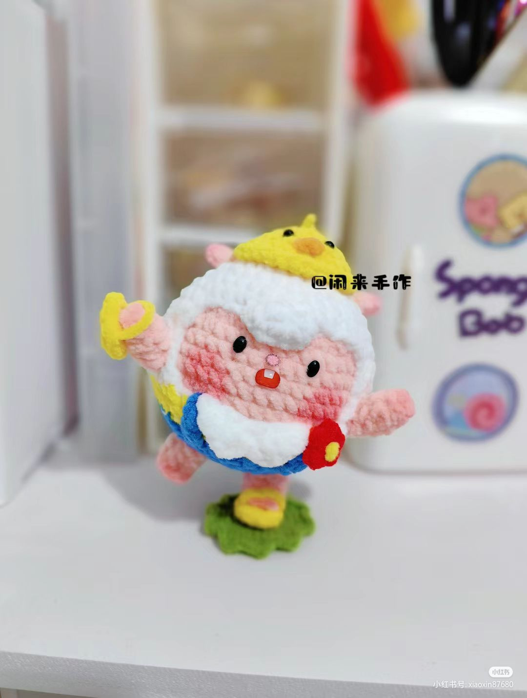 Dong Dong Sheep Amigurumi Crochet Pattern Chart