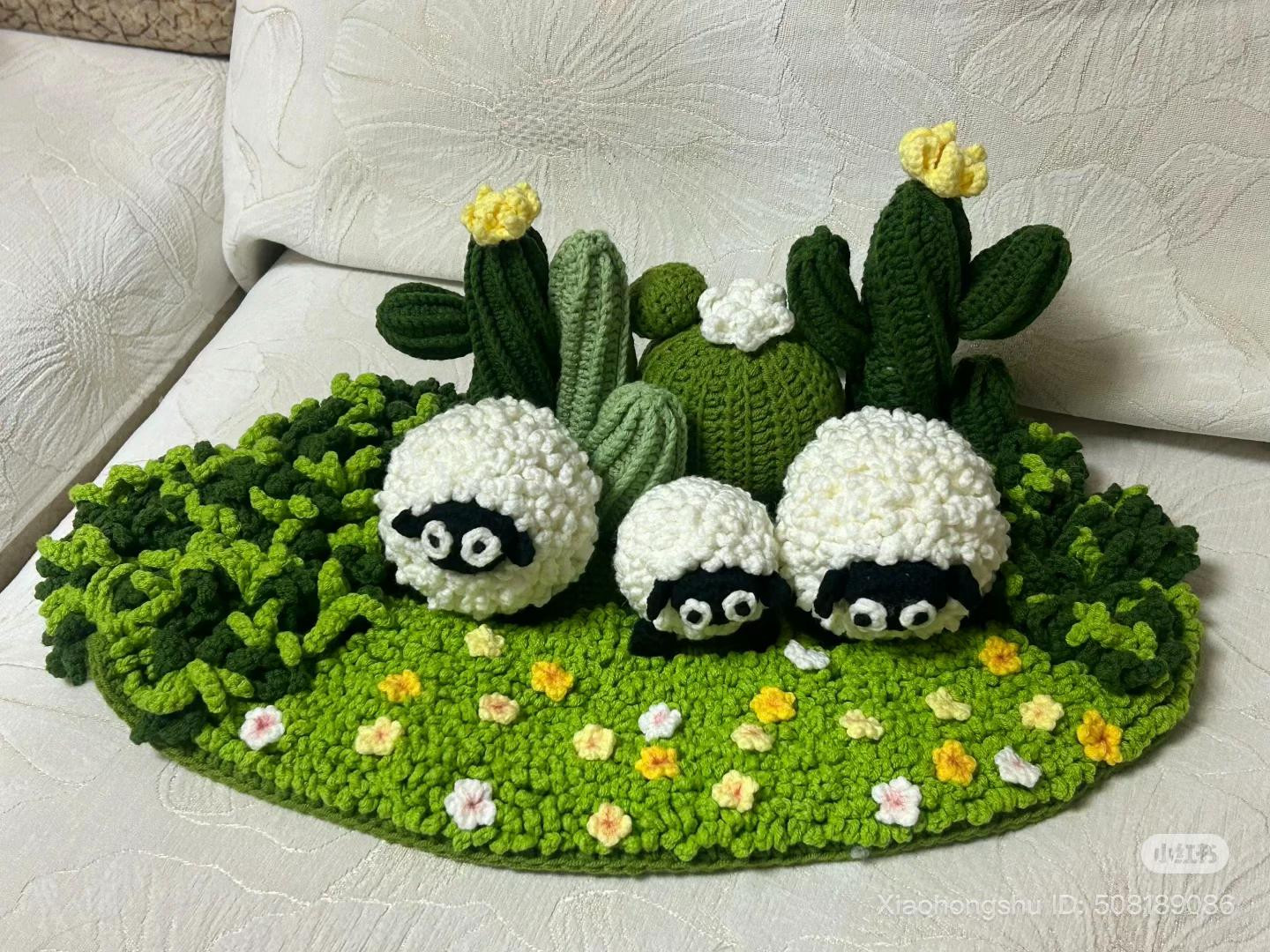 Doraemon Amigurumi Car Dashboard Decoration Crochet Pattern Chart