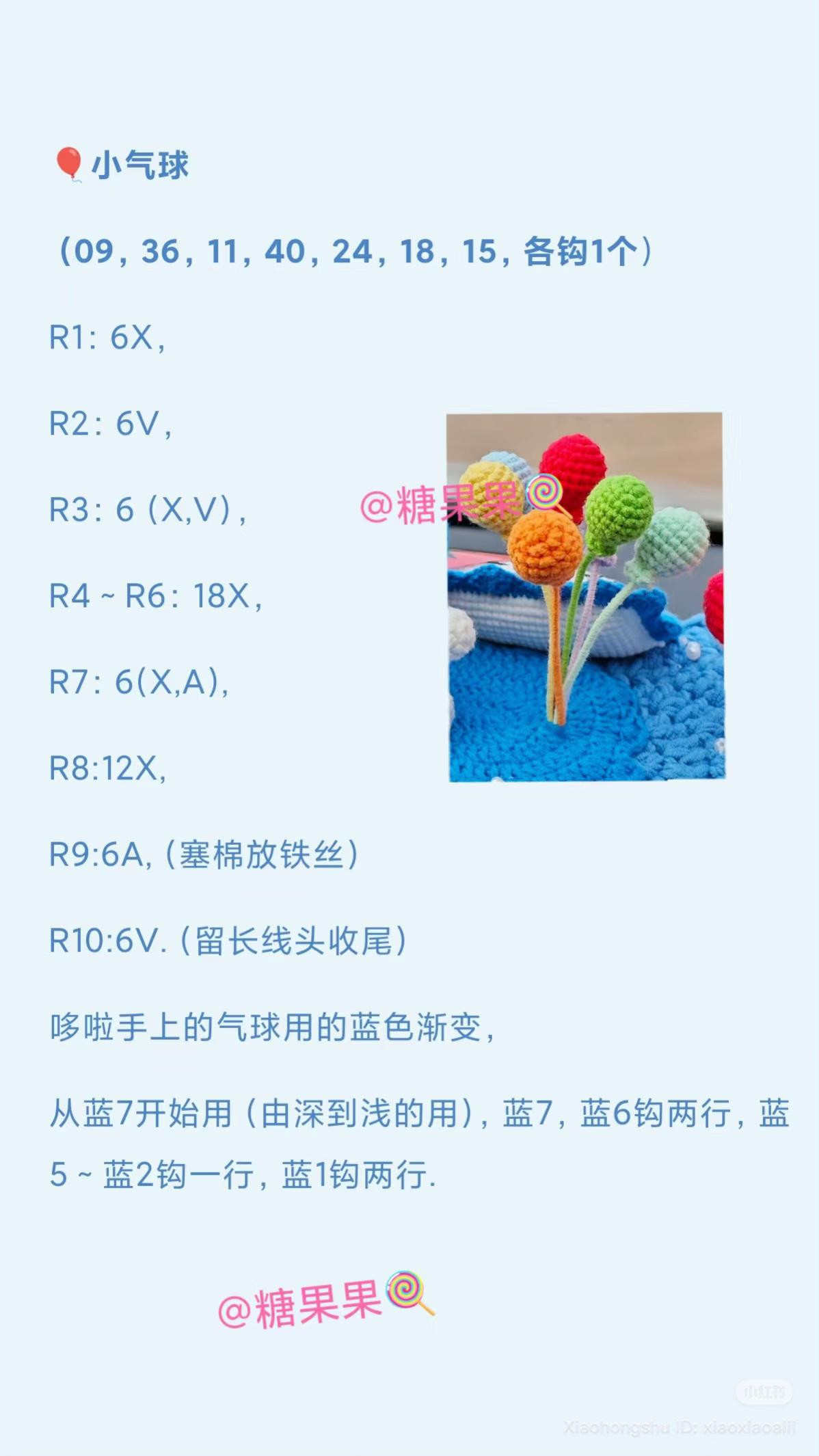 Doraemon Amigurumi Car Dashboard Decoration Crochet Pattern Chart