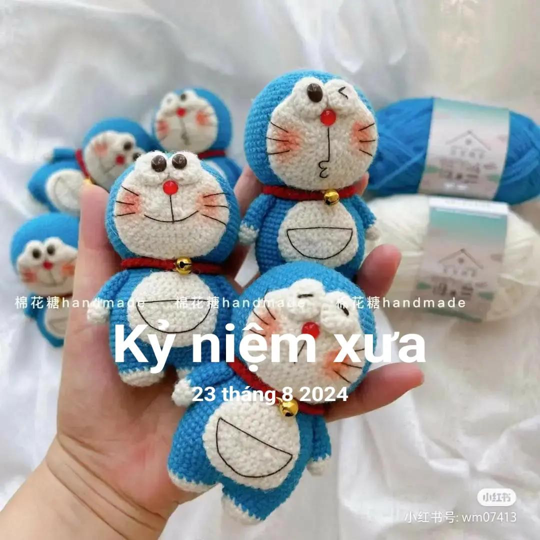 Doraemon Amigurumi Crochet Pattern Chart