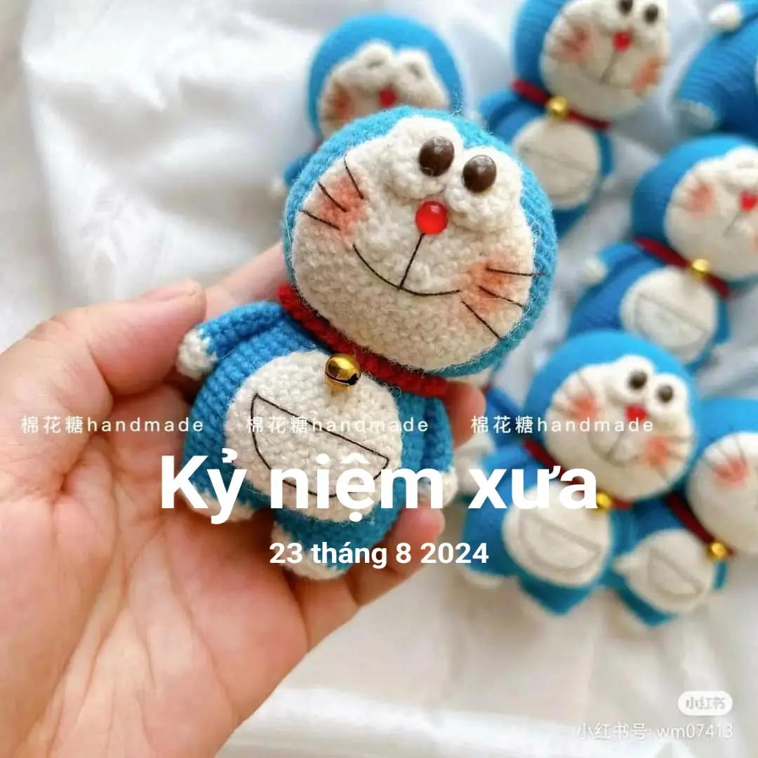 Doraemon Amigurumi Crochet Pattern Chart