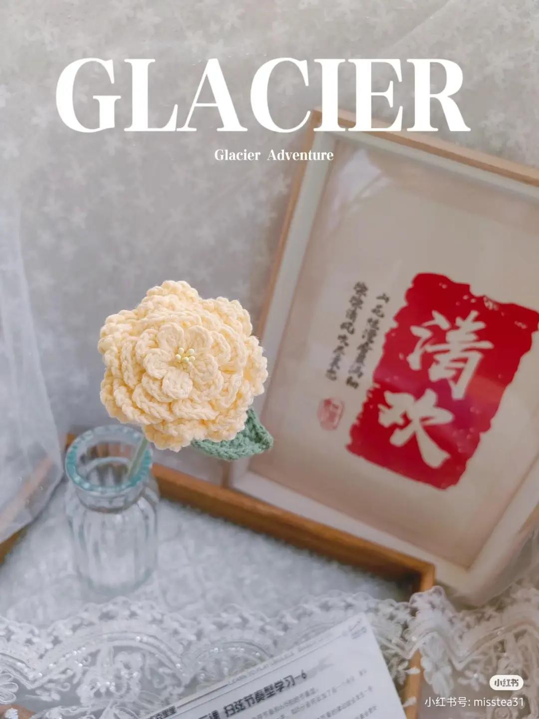 Double-Petal Peony Crochet Flower Pattern with Instructions