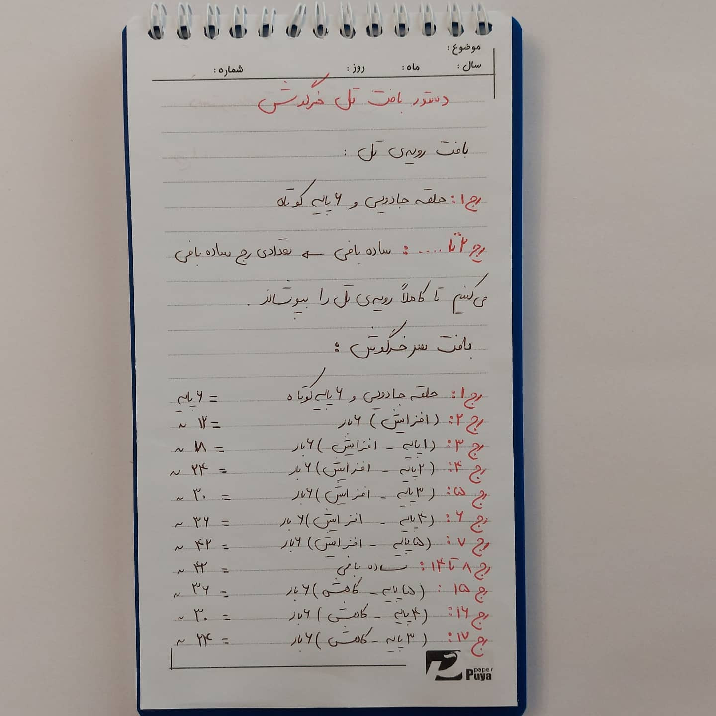 دستور بافت تل خرگوش و هویج - آموزش ساخت هدبند عروسکی