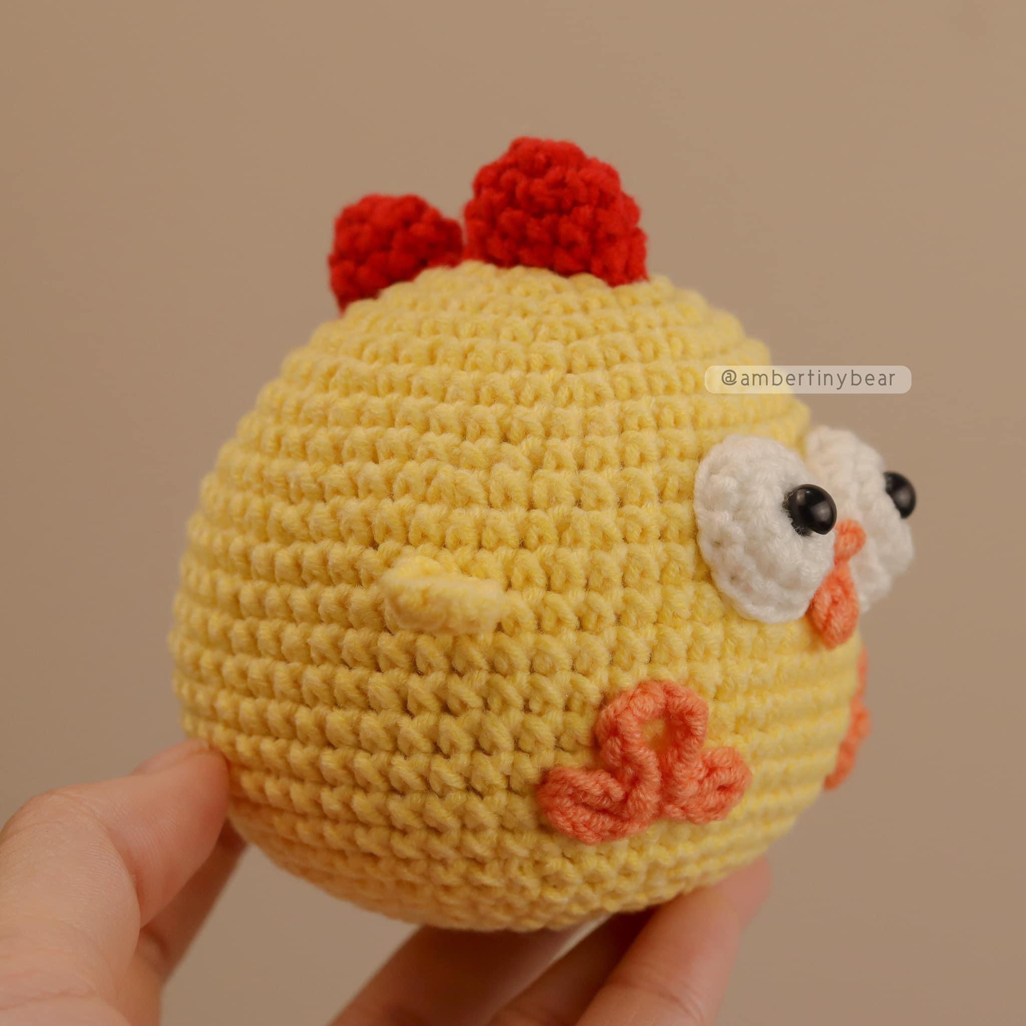 Easter Chicken Egg Crochet Pattern - Materials and Abbreviations