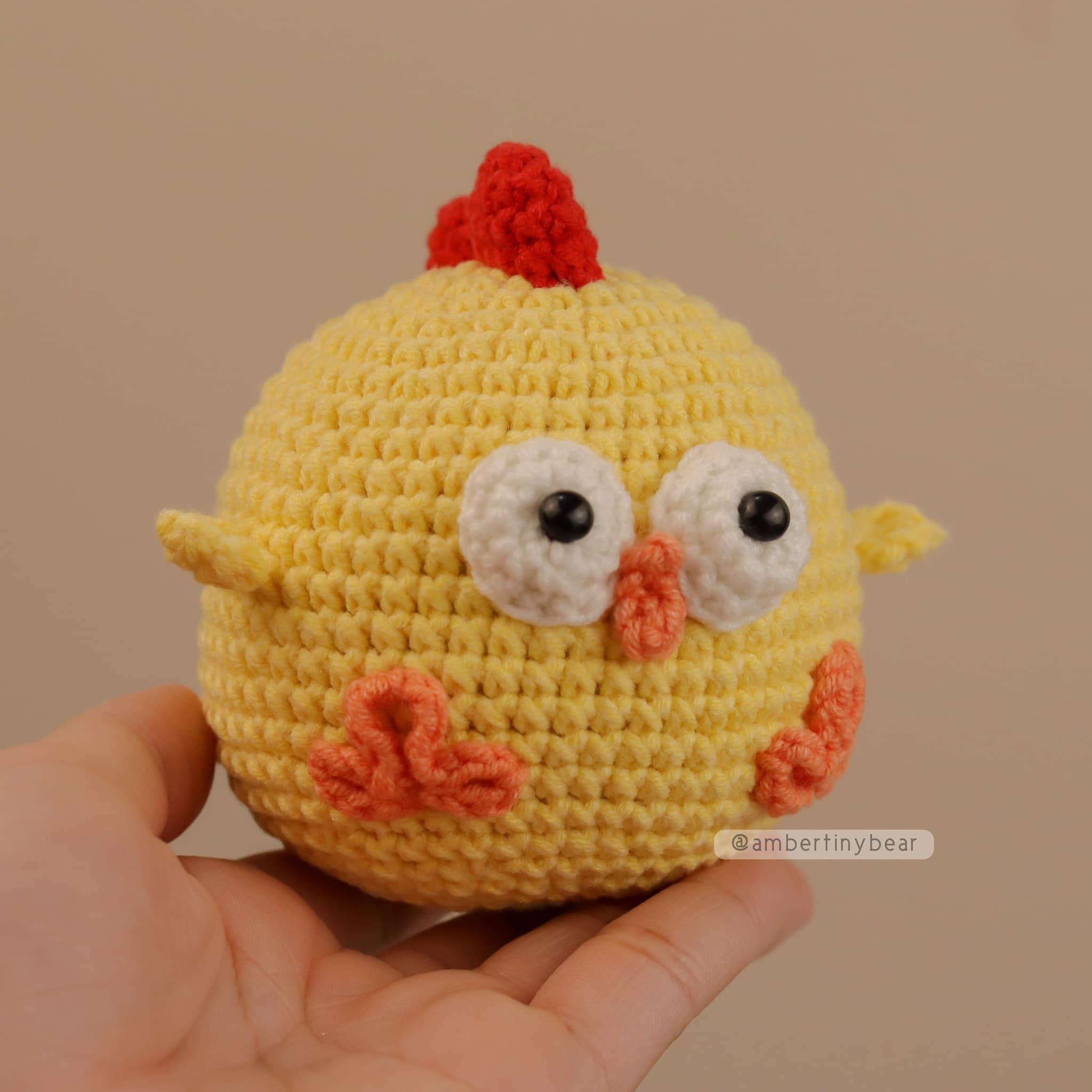 Easter Chicken Egg Crochet Pattern - Materials and Abbreviations