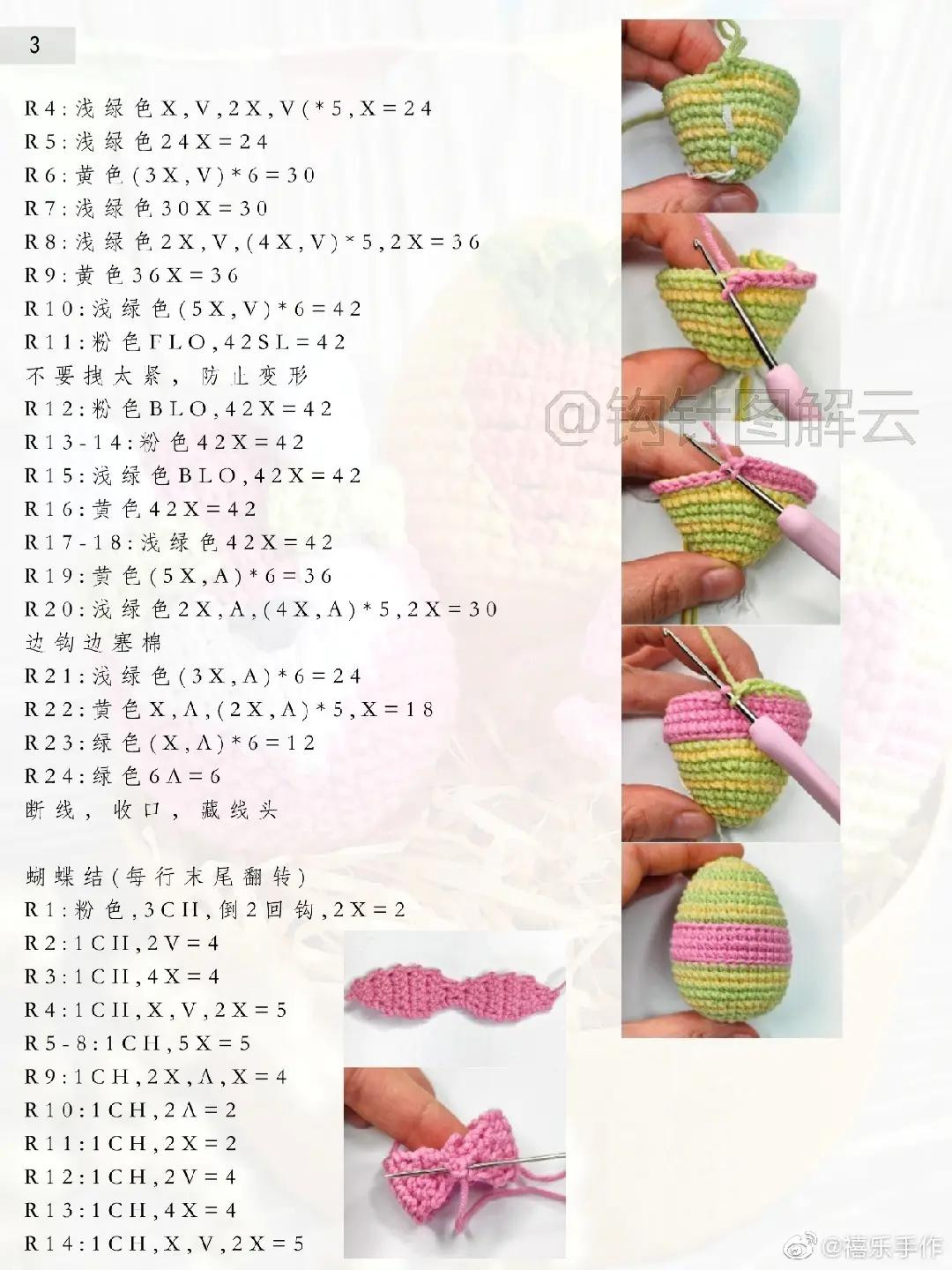 Easter Crochet Eggs Pattern: Bunny, Gift Box, and Carrot Egg Amigurumi Tutorial