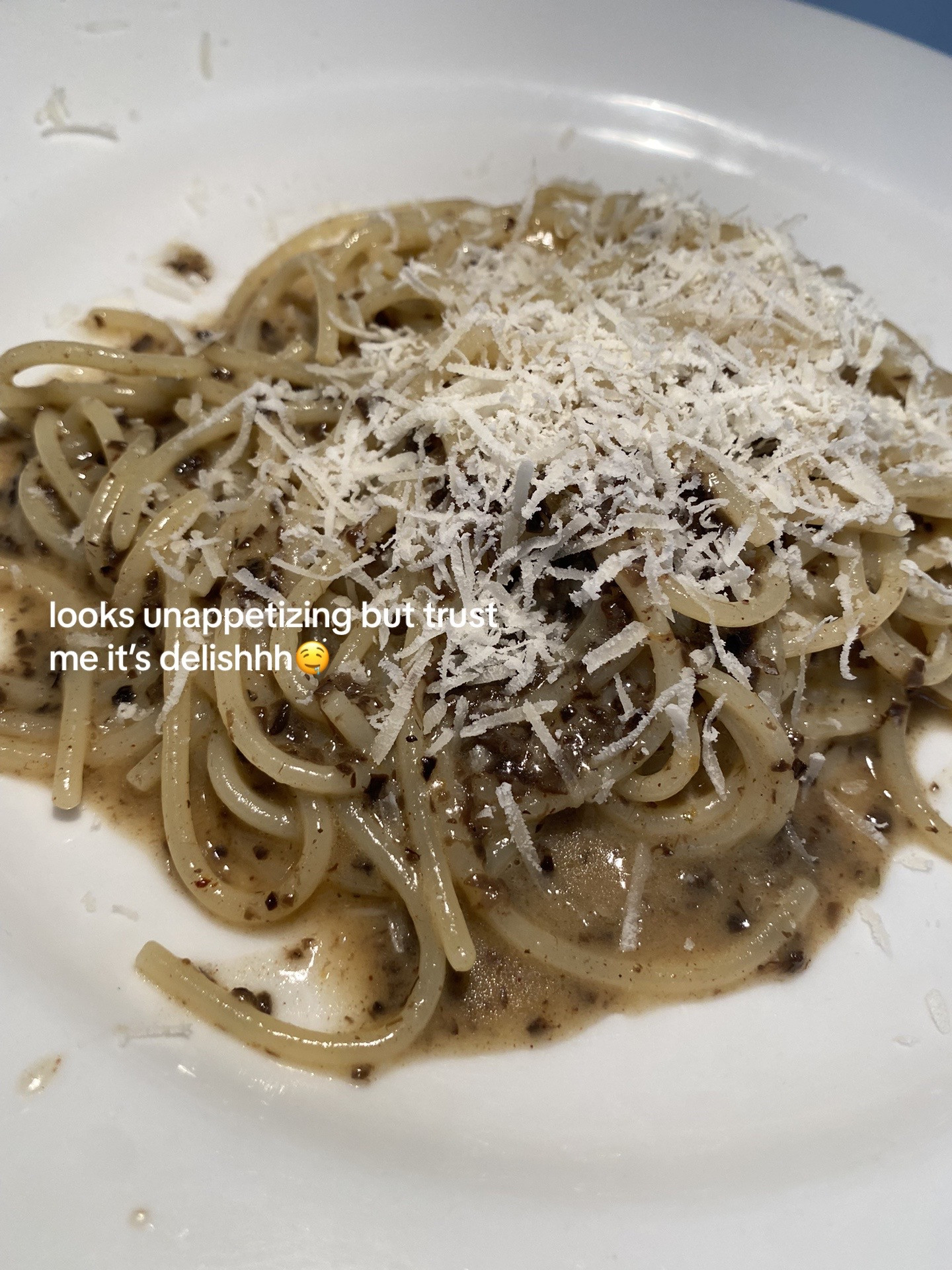 Easy 4 Ingredient Truffle Pasta Recipe with Brown Butter and Parmesan