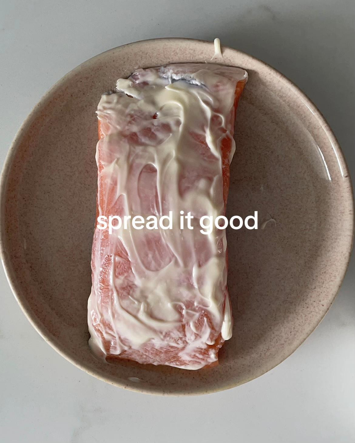 Easy Airfryer Salmon Recipe with Kewpie Mayo and Furikake