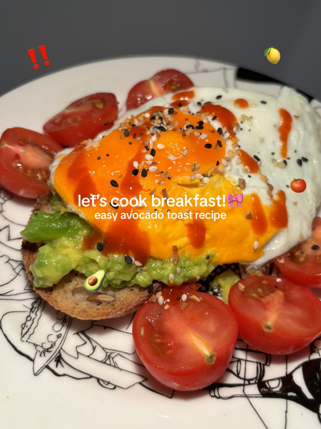 Easy Avocado Toast Recipe with Fried Egg, Salsa, and Seasoned Seeds